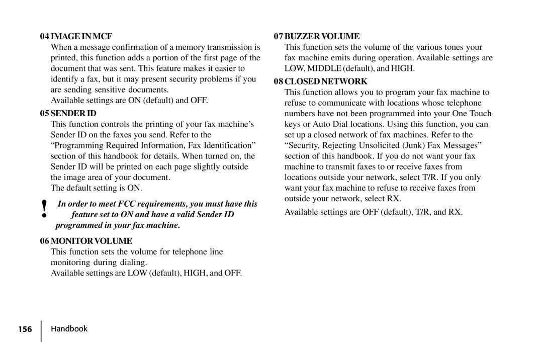 Samsung 5400 manual Image in MCF 