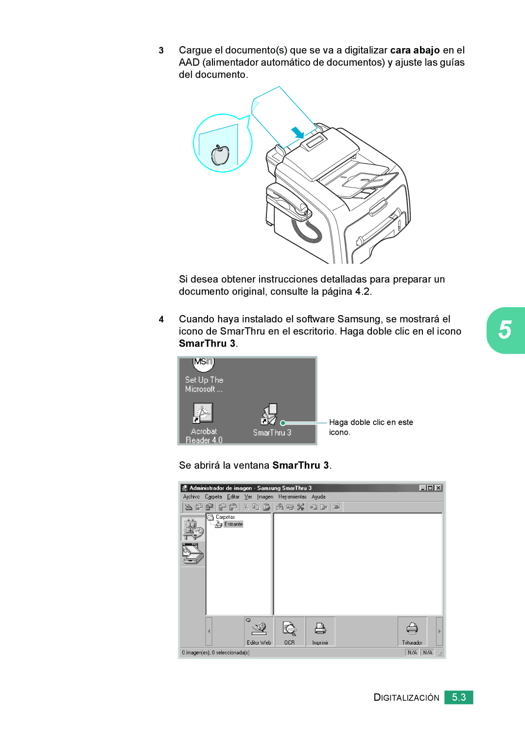 Samsung 560 manual SmarThru 