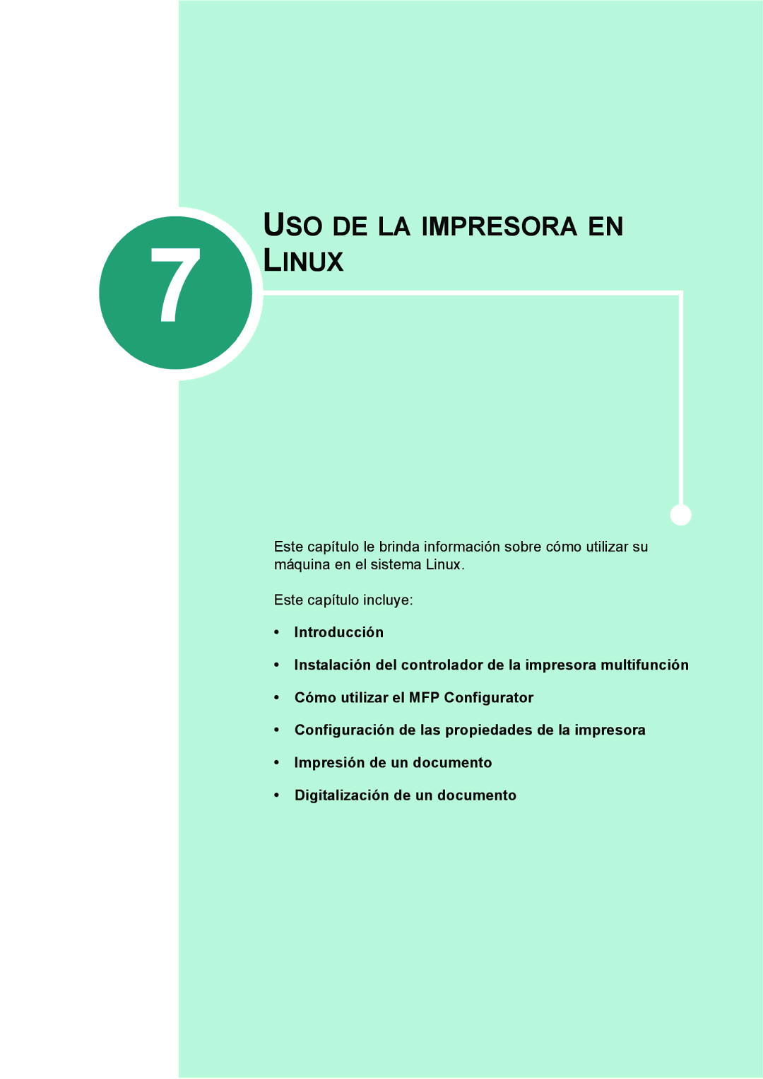 Samsung 560 manual USO DE LA Impresora EN Linux 