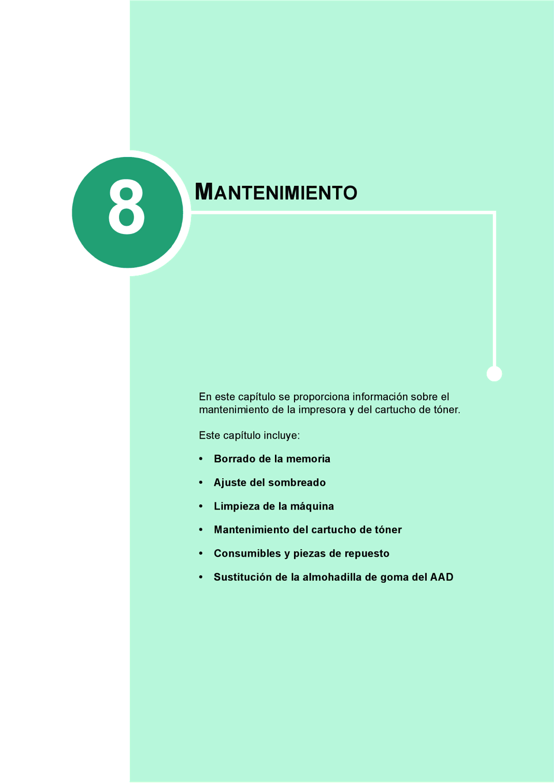 Samsung 560 manual Mantenimiento 