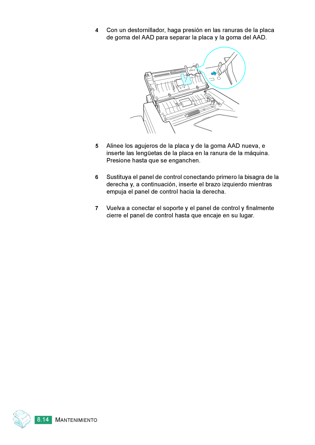 Samsung 560 manual Mantenimiento 