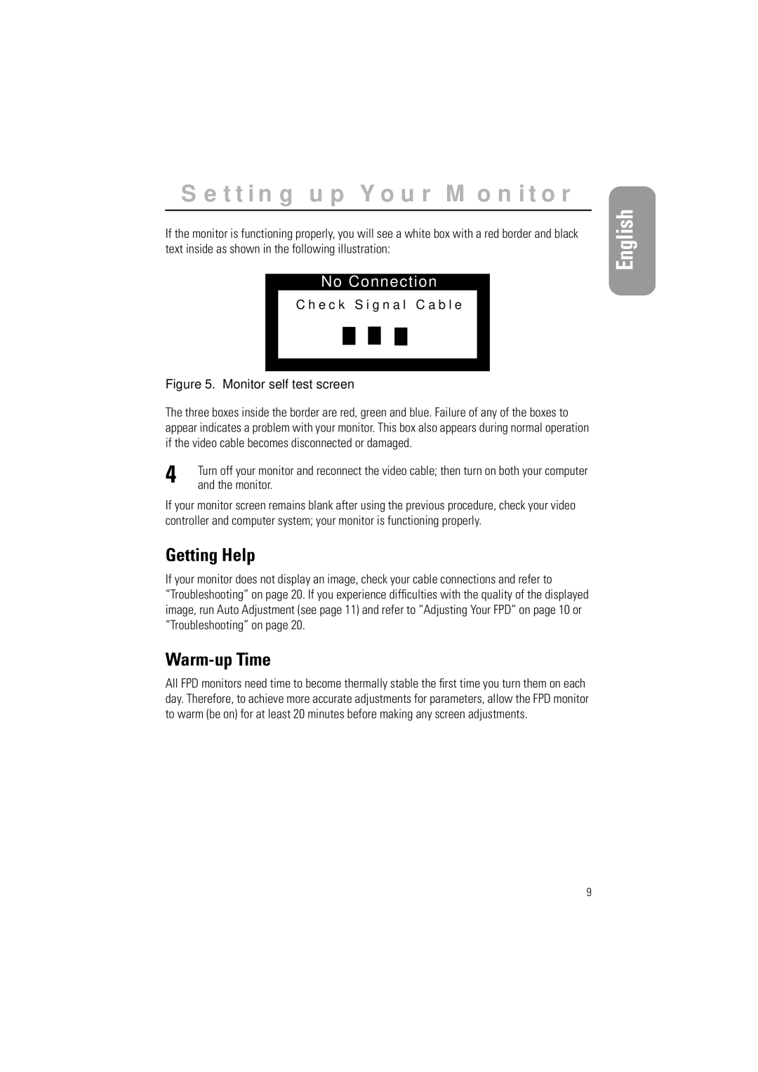 Samsung RN15LSBSN/XSJ, 570STFT, CN15LSPS/EDC, CN15LSAPN/EDC, CN15LSPN/XEU, RN15LSTMN/EDC Getting Help, Warm-up Time, Monitor 