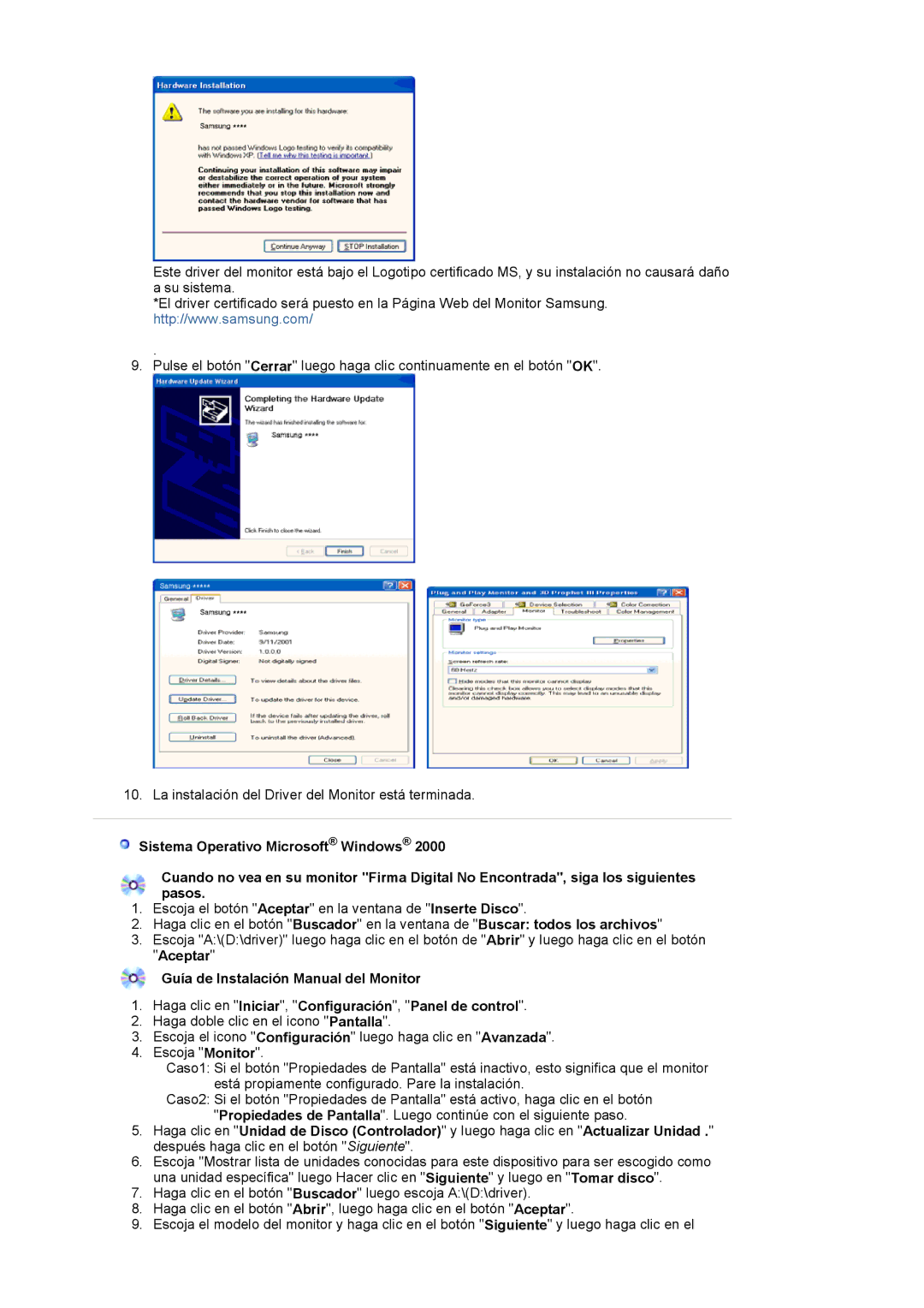 Samsung 591S manual 