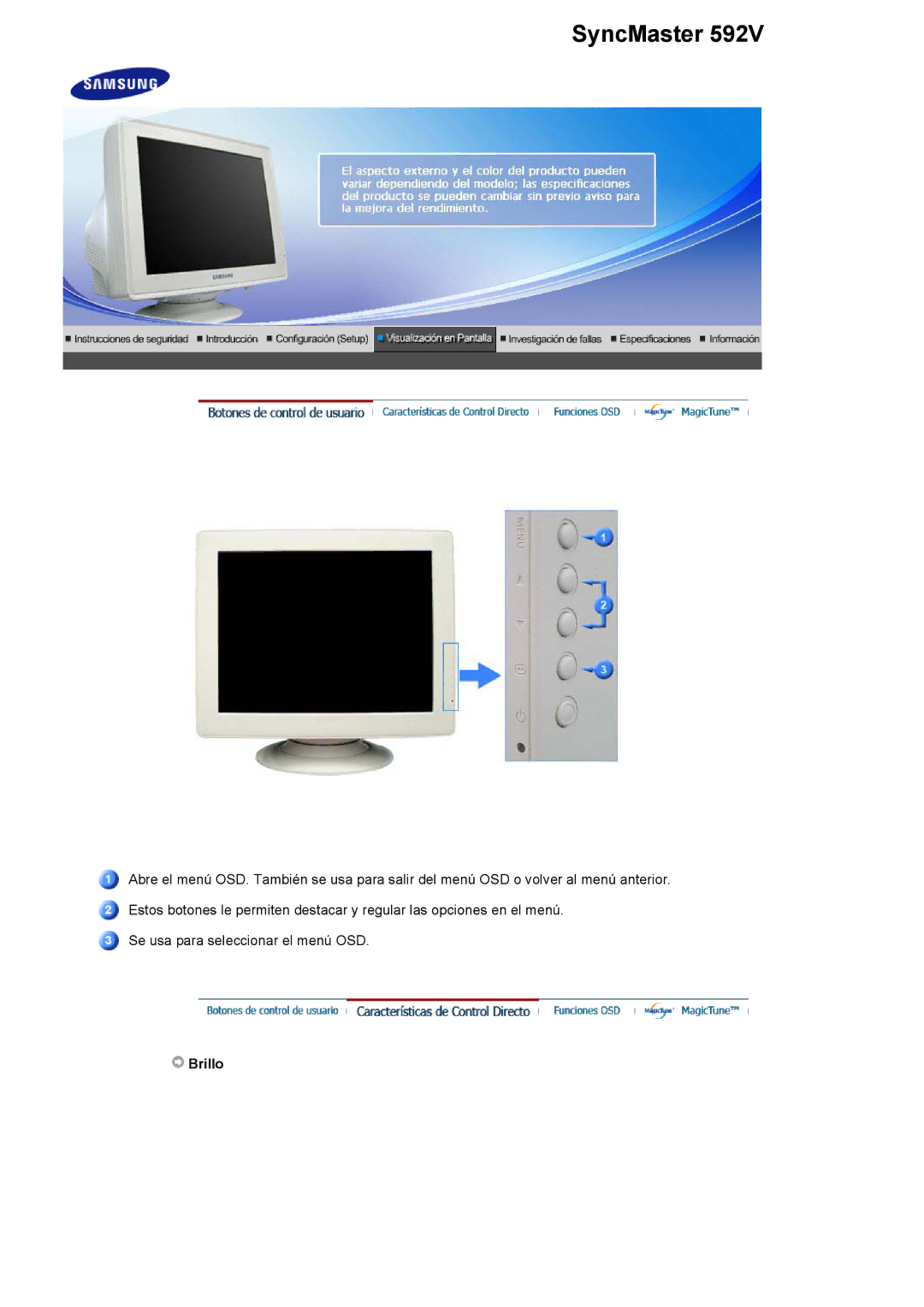 Samsung 591S manual SyncMaster 