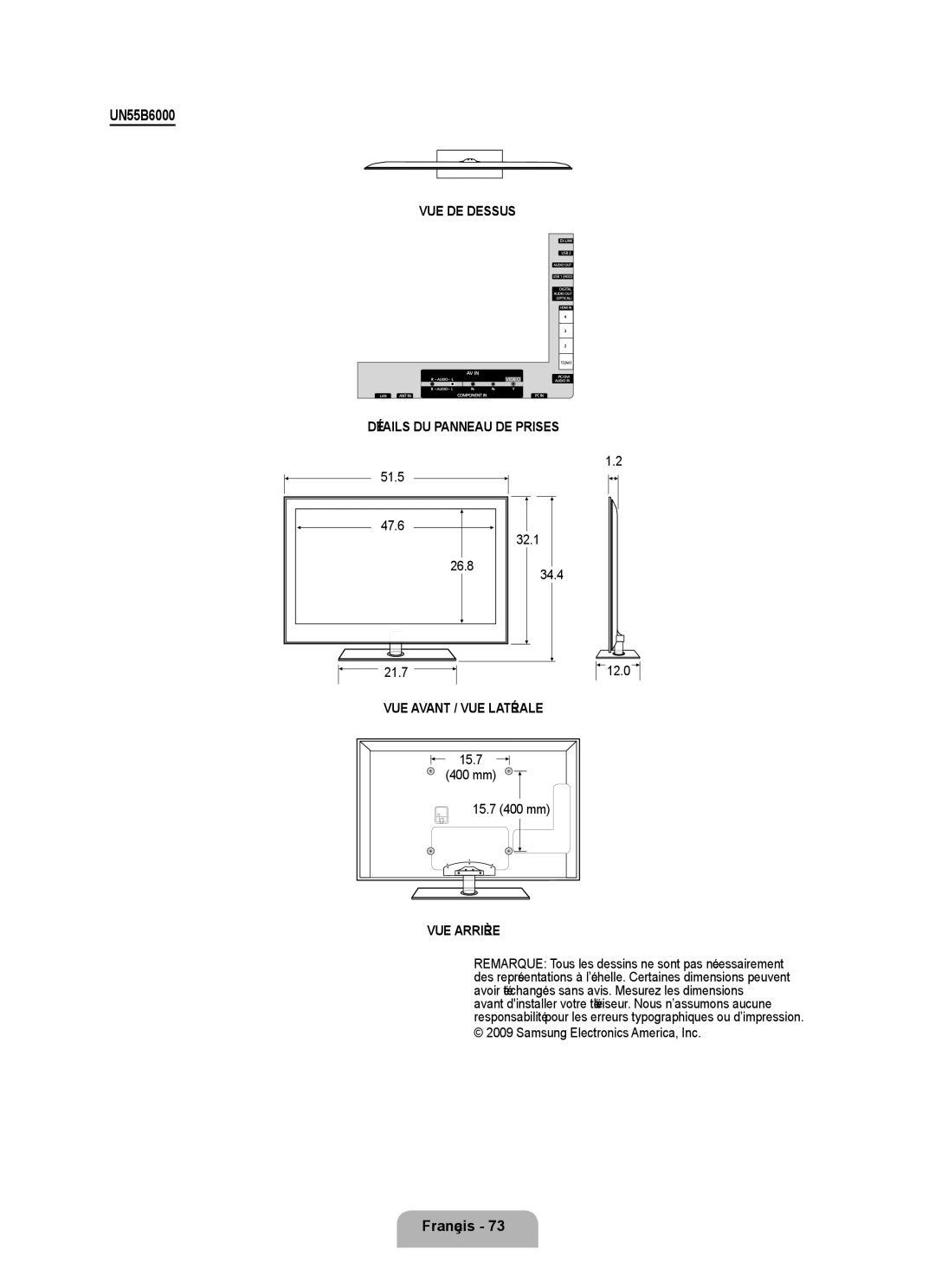 Samsung UN32B6000, UNB6000, UN46B6000, UN40B6000VF, UN2B6000 user manual UN55B6000 