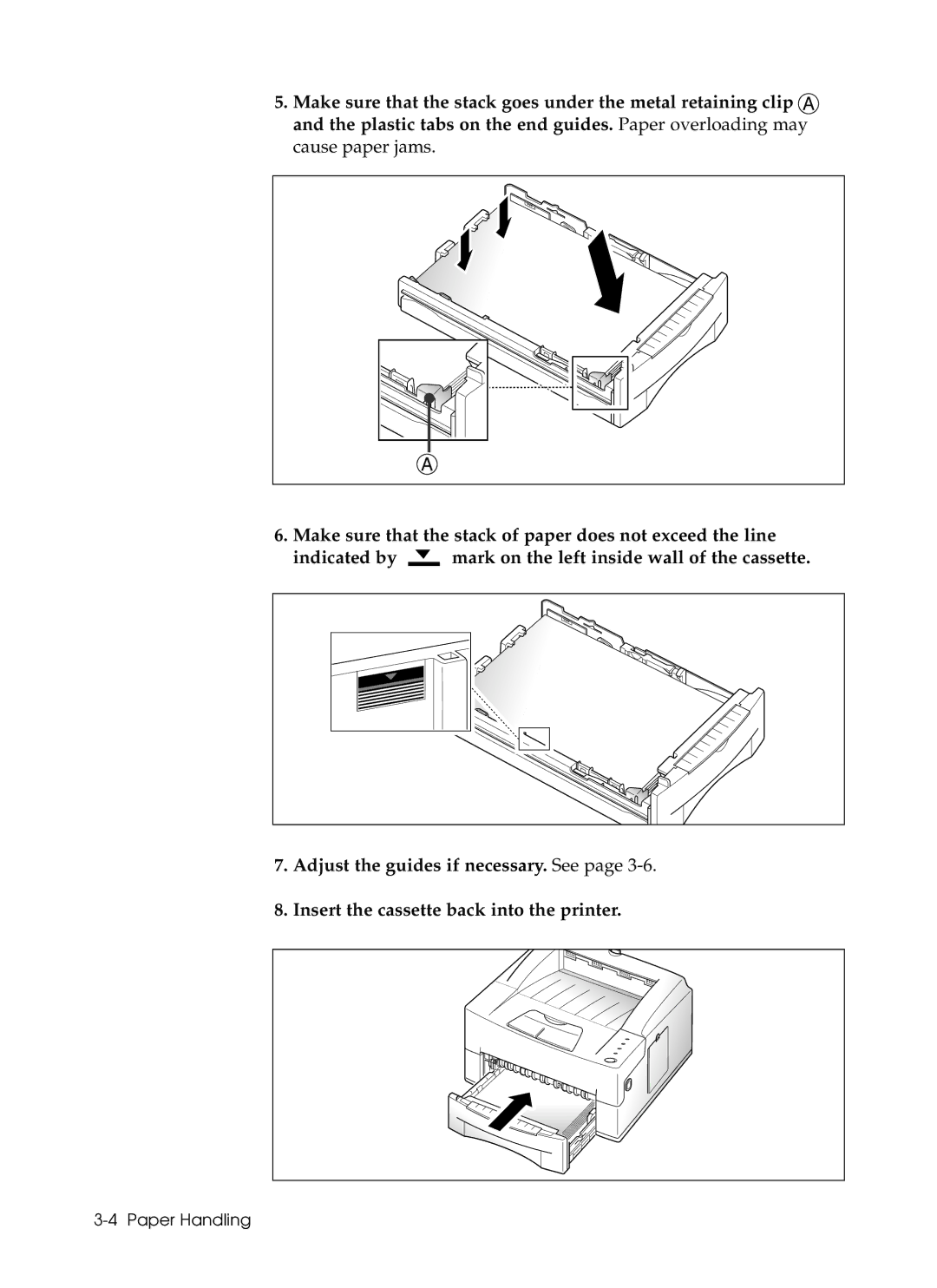 Samsung 6050 manual Paper Handling 