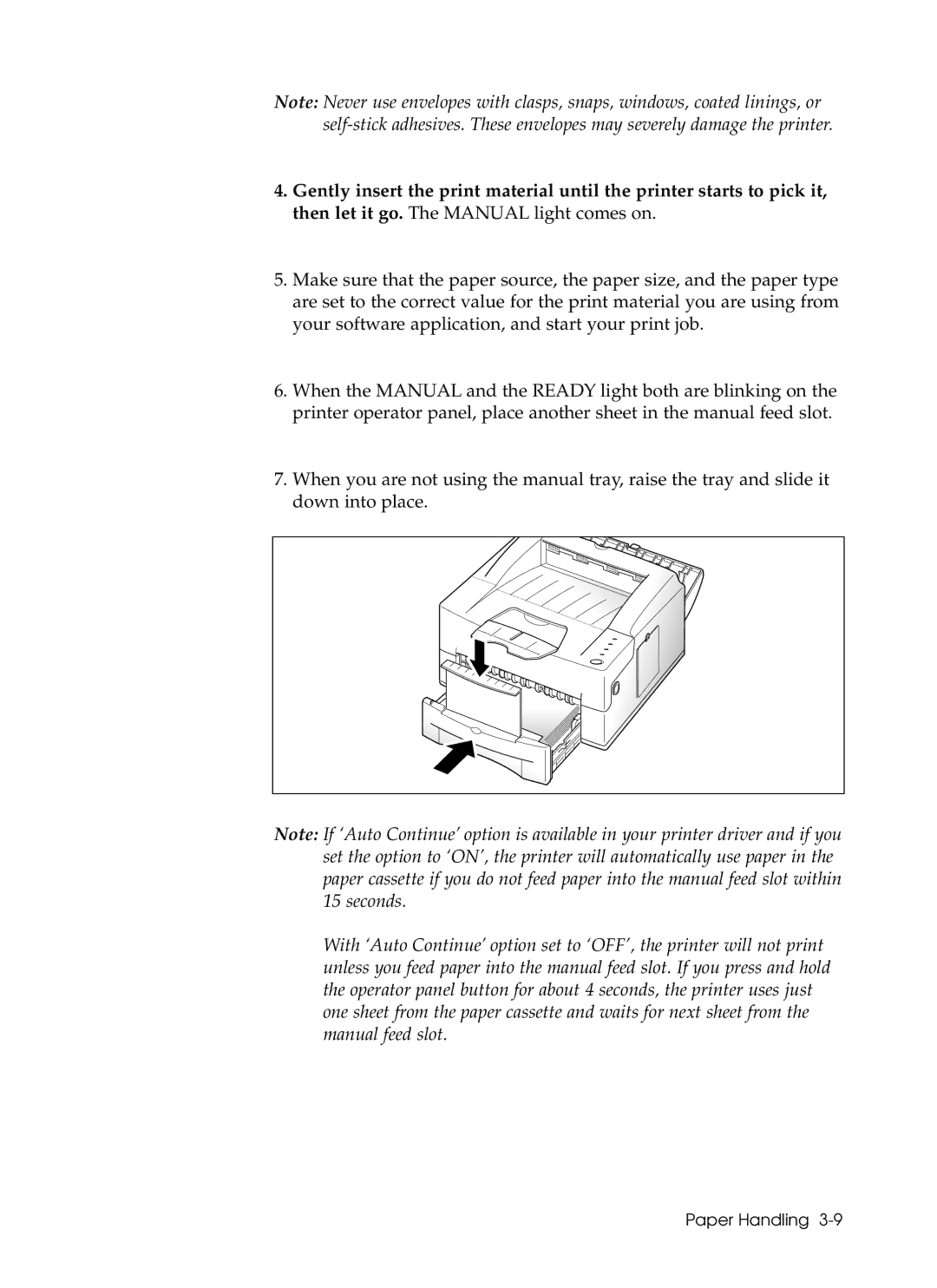 Samsung 6050 manual Paper Handling 