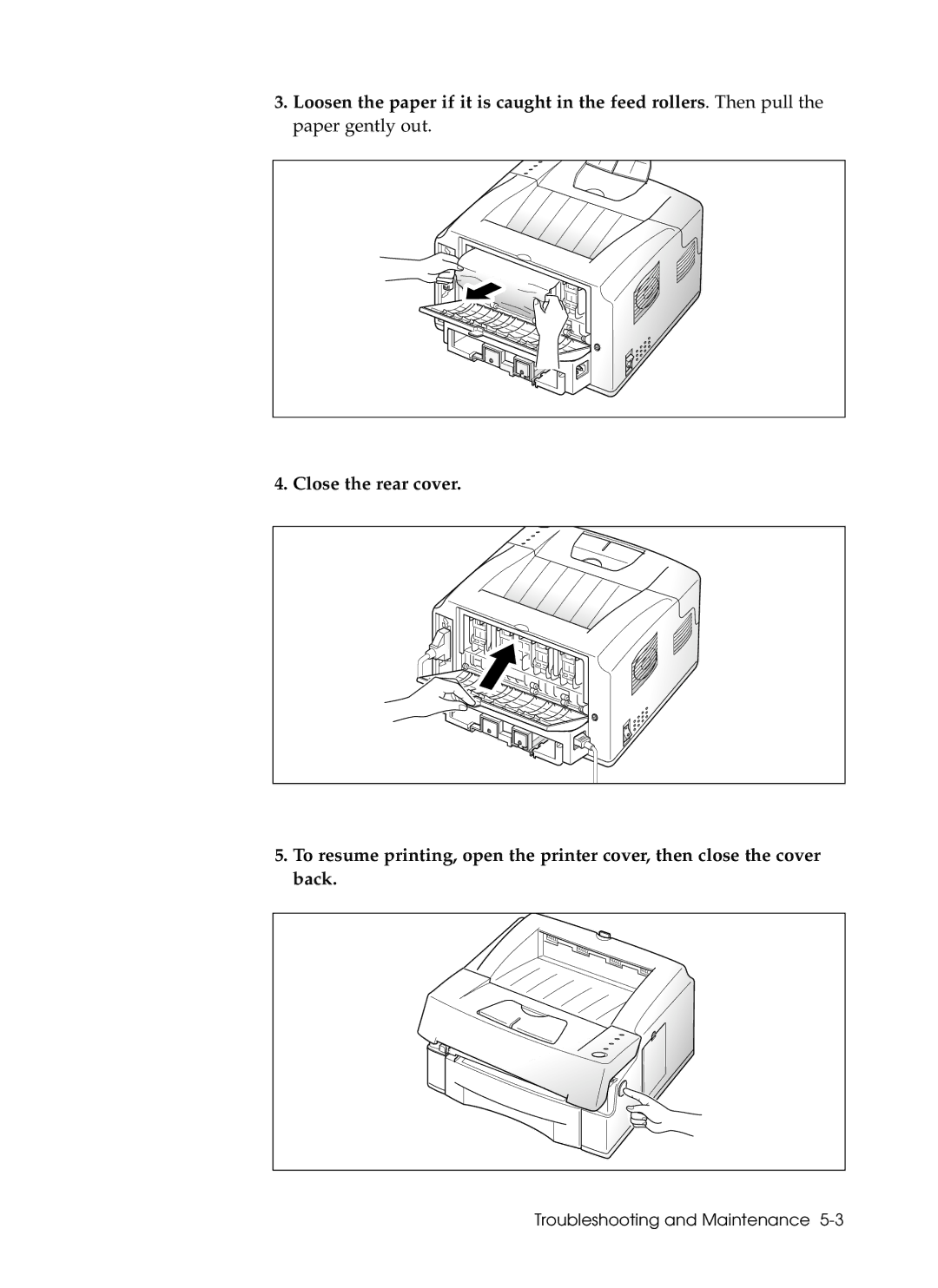 Samsung 6050 manual Troubleshooting and Maintenance 