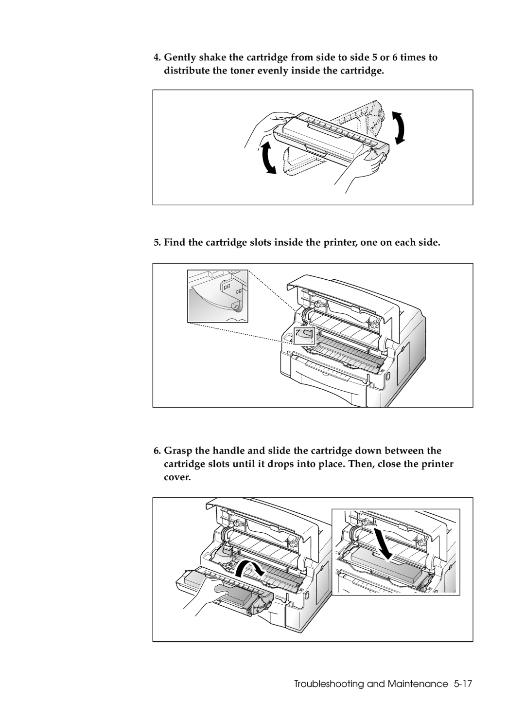 Samsung 6050 manual Troubleshooting and Maintenance 