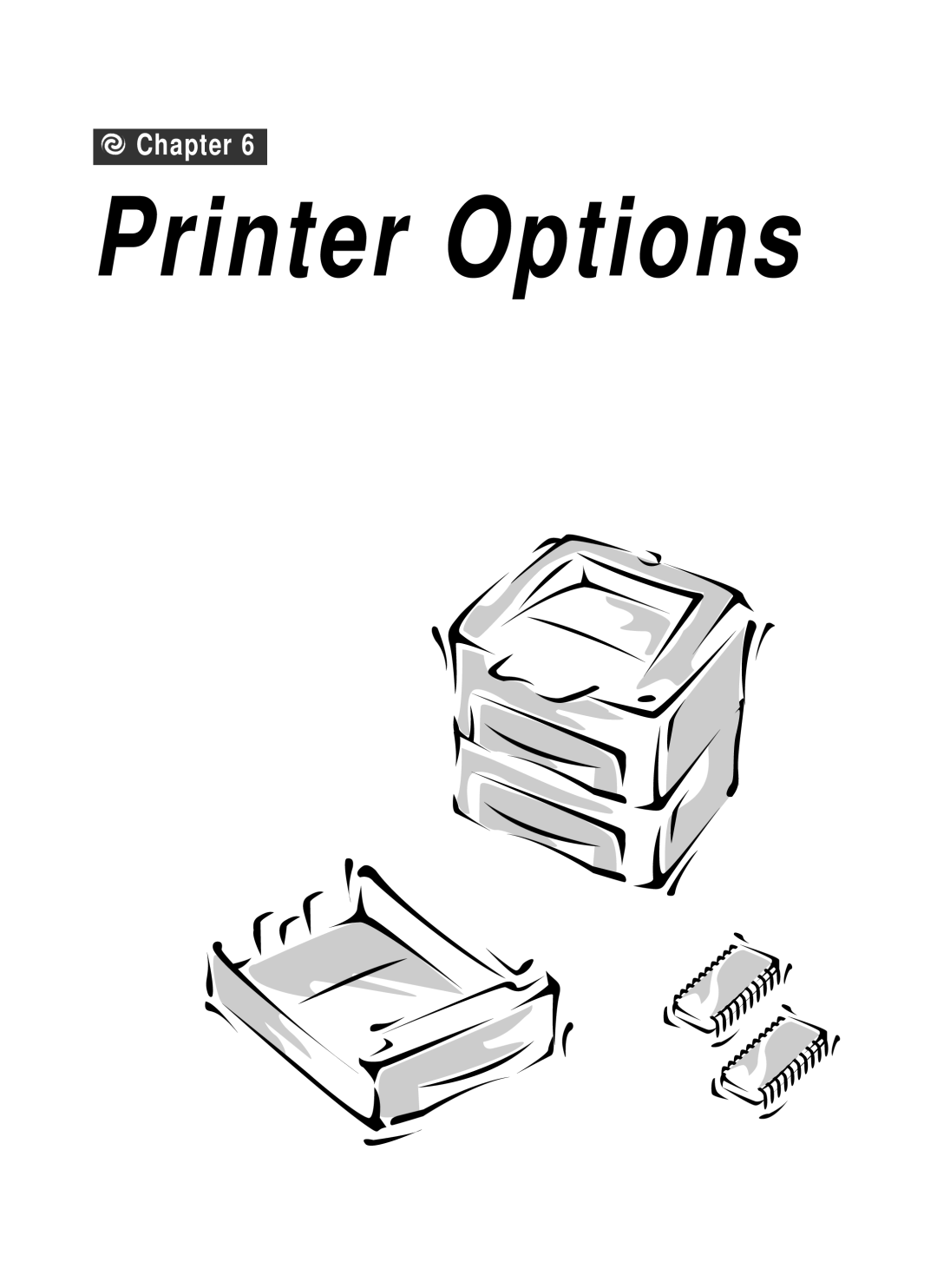 Samsung 6050 manual Printer Options 