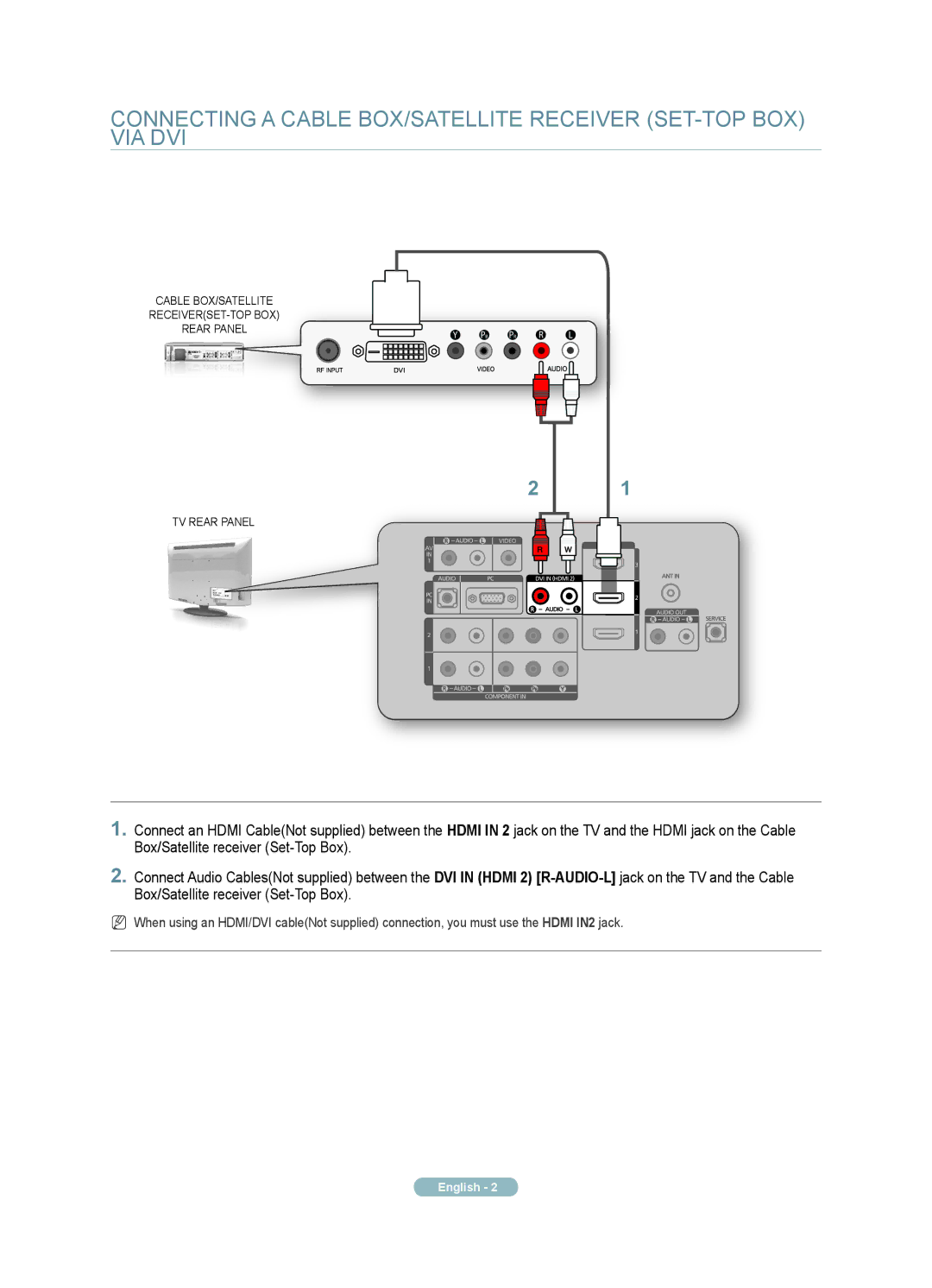 Samsung 610 Series quick start English 