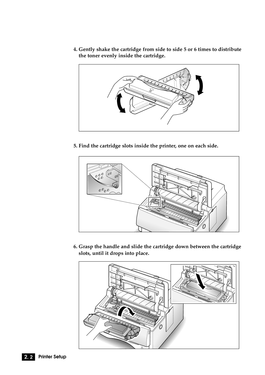 Samsung 6100N manual Printer Setup 