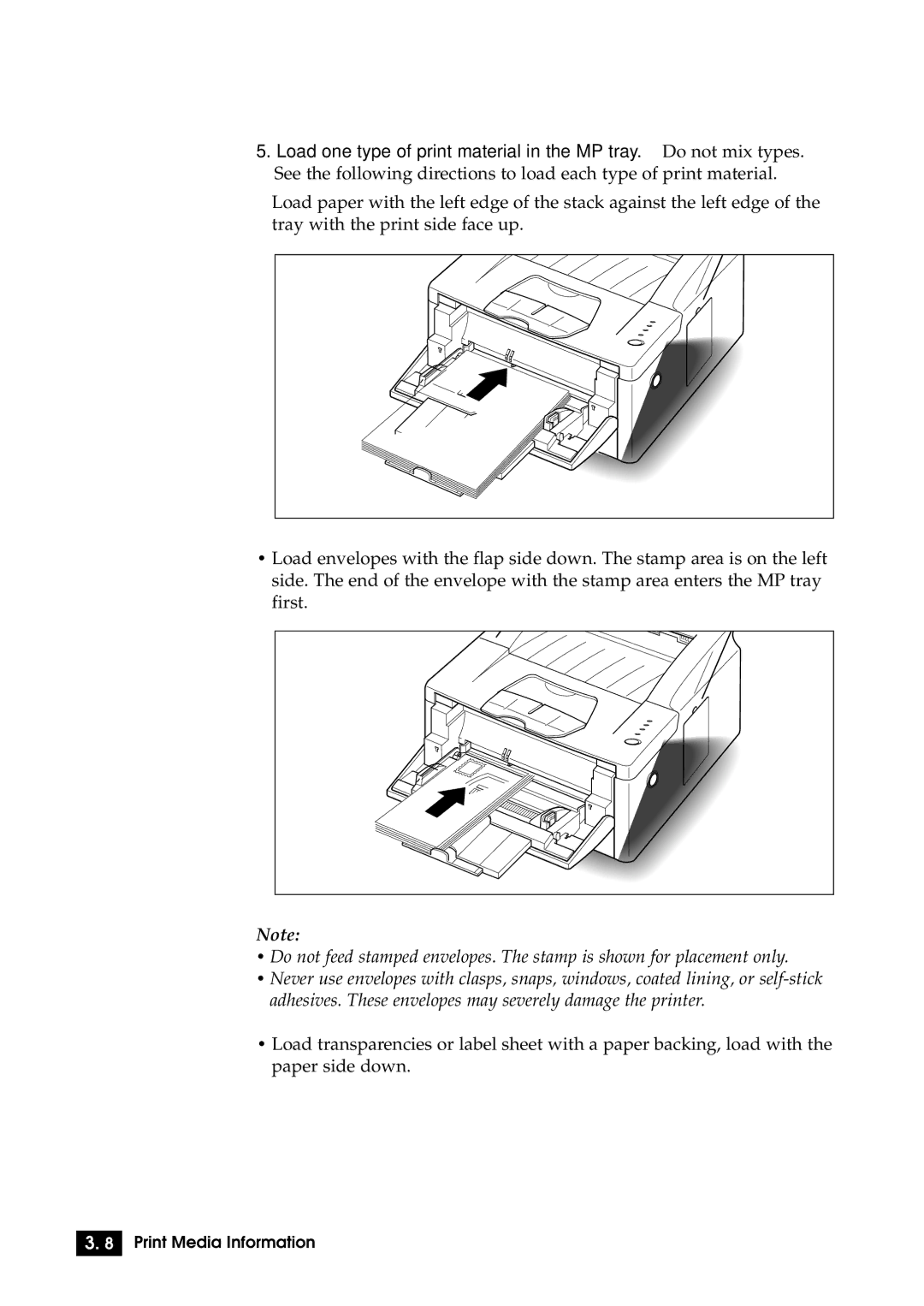 Samsung 6100N manual Print Media Information 