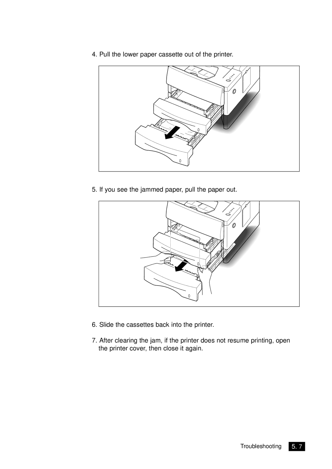 Samsung 6100N manual Troubleshooting 5 