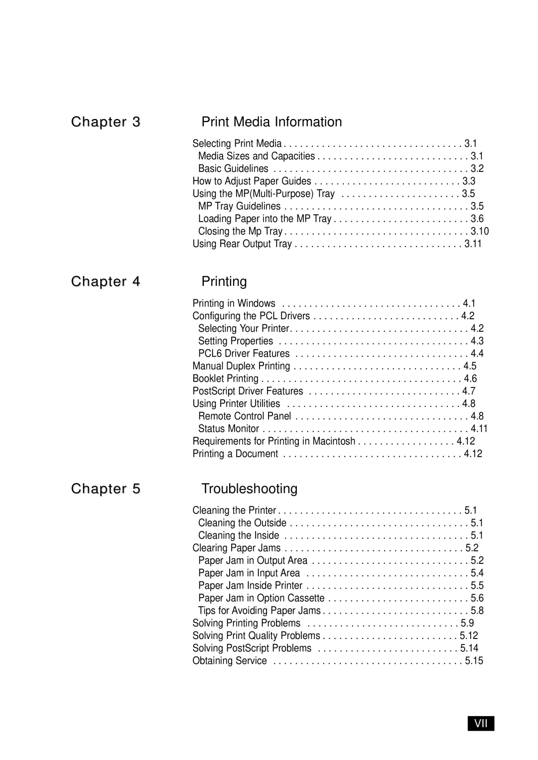 Samsung 6100N Selecting Print Media, How to Adjust Paper Guides Using the MPMulti-Purpose Tray, Using Rear Output Tray 