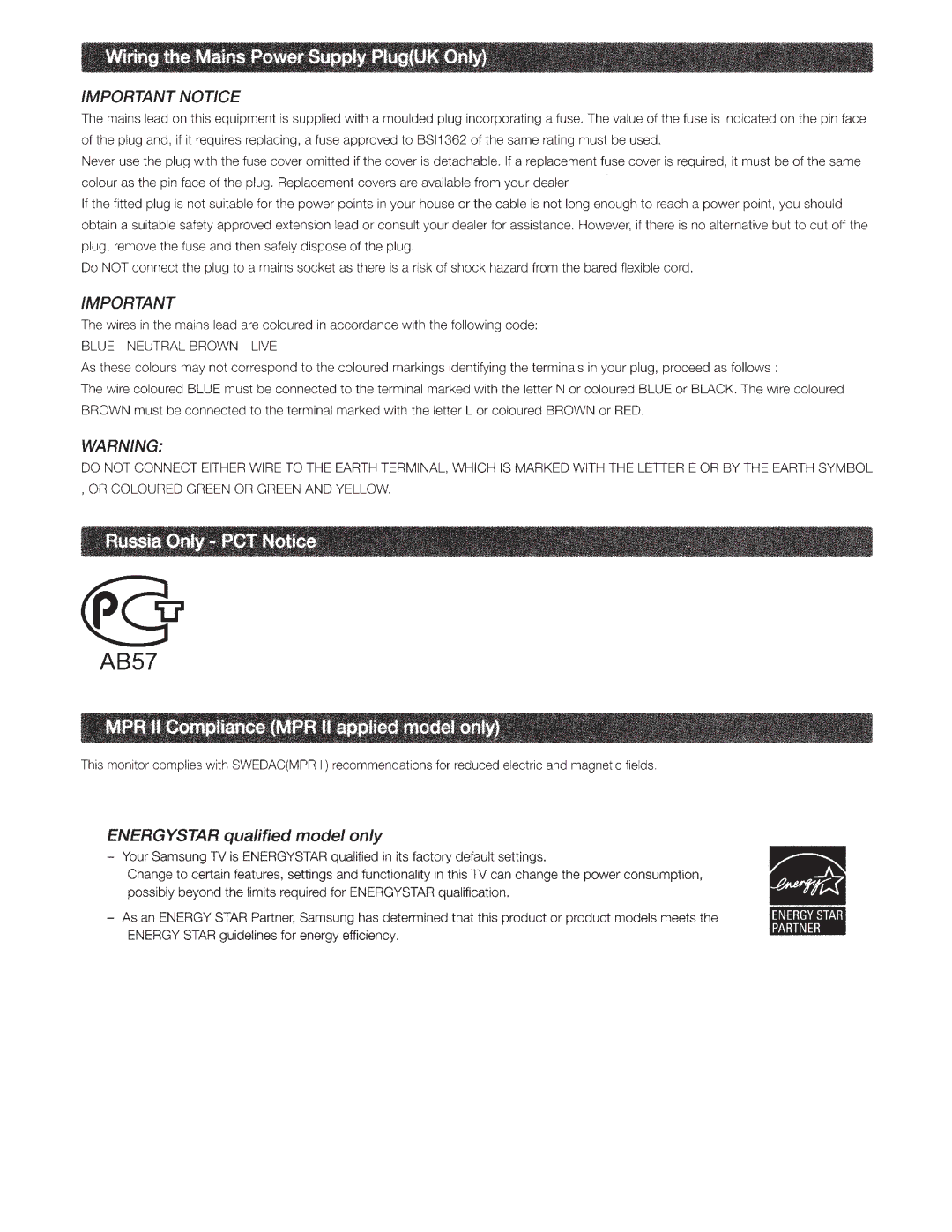 Samsung 6300 user manual AB57 