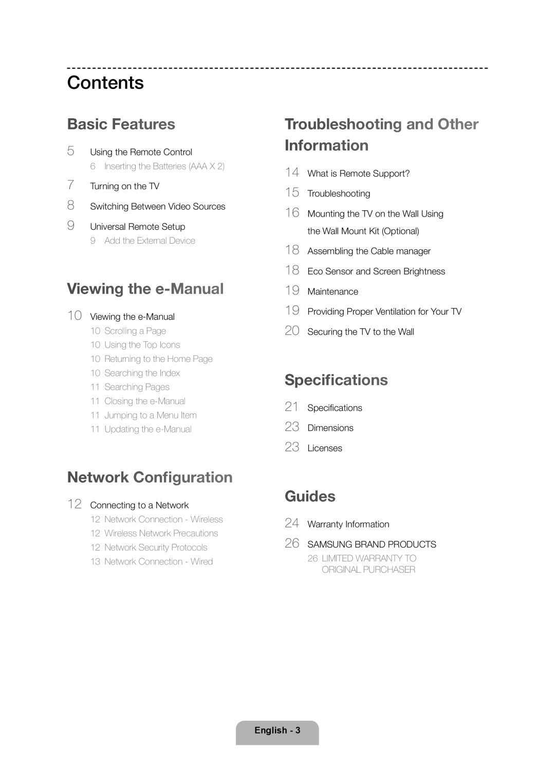 Samsung 6350 user manual Contents 