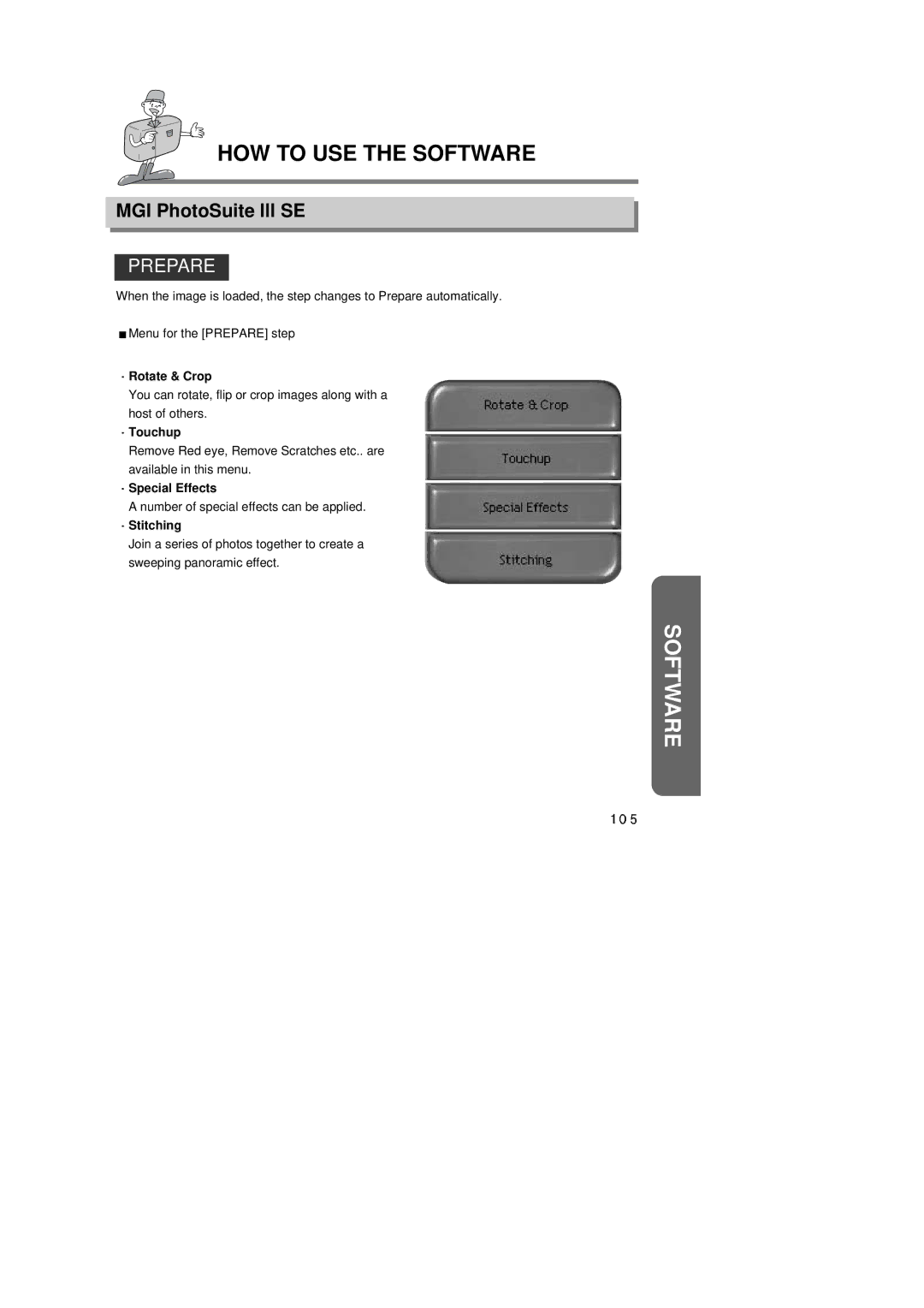 Samsung 6806-1247 manual Prepare, Number of special effects can be applied 