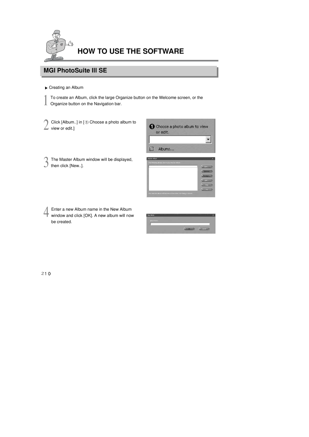 Samsung 6806-1247 manual HOW to USE the Software 