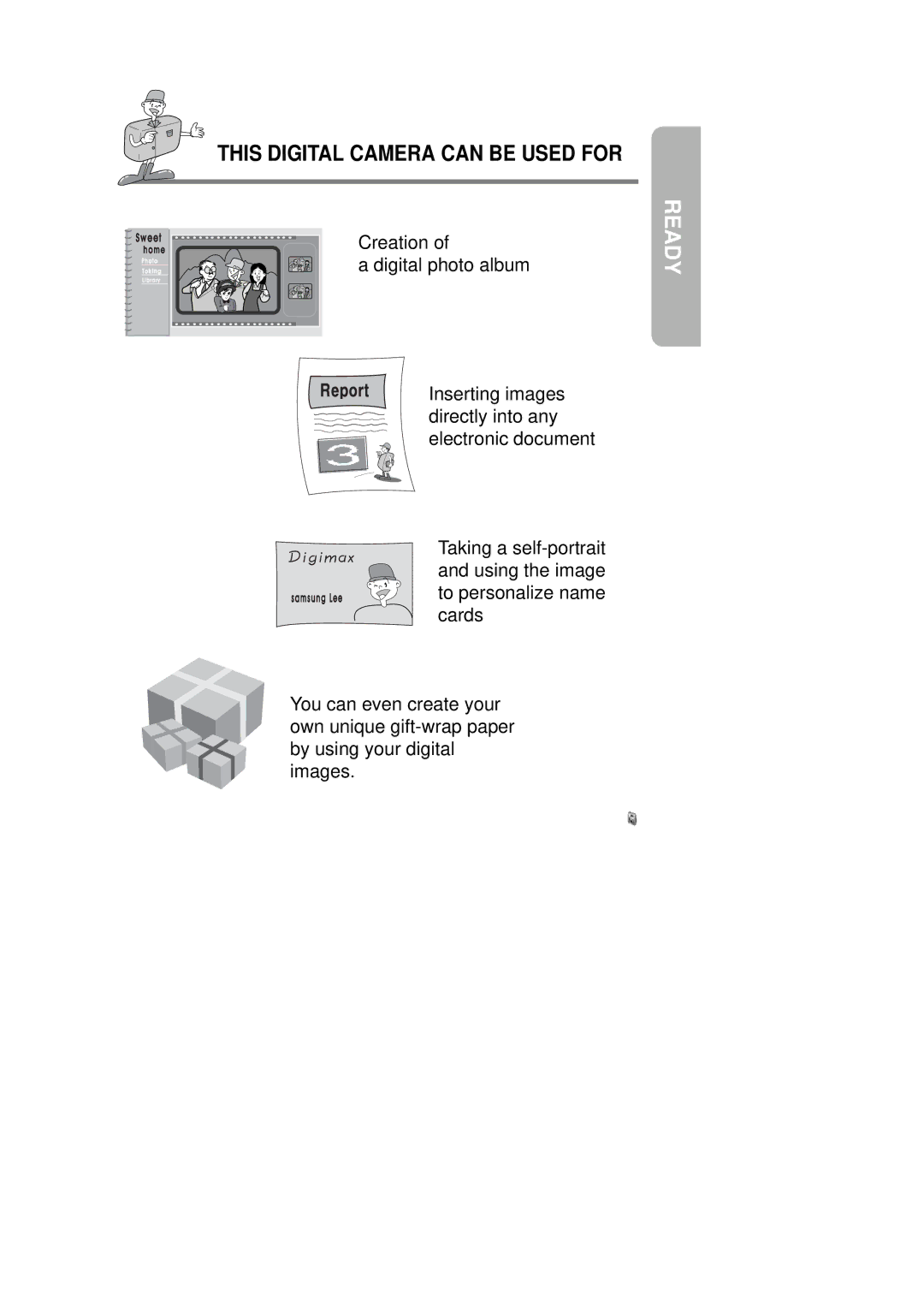 Samsung 6806-1247 manual This Digital Camera can be Used for 