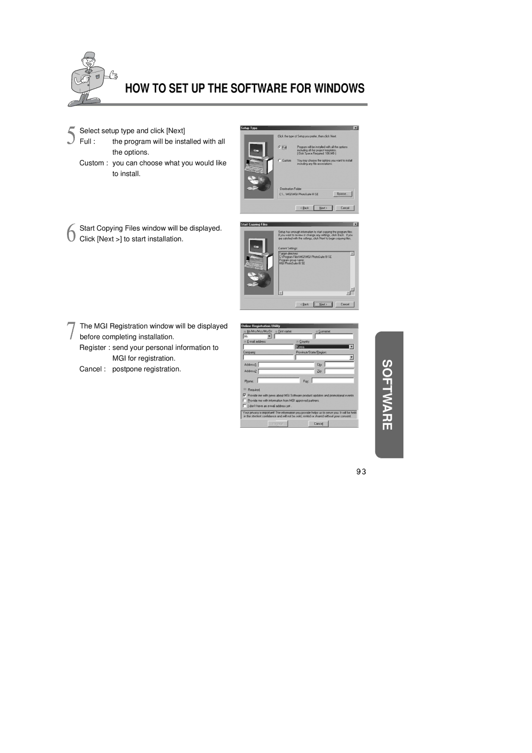 Samsung 6806-1247 manual Cancel postpone registration 