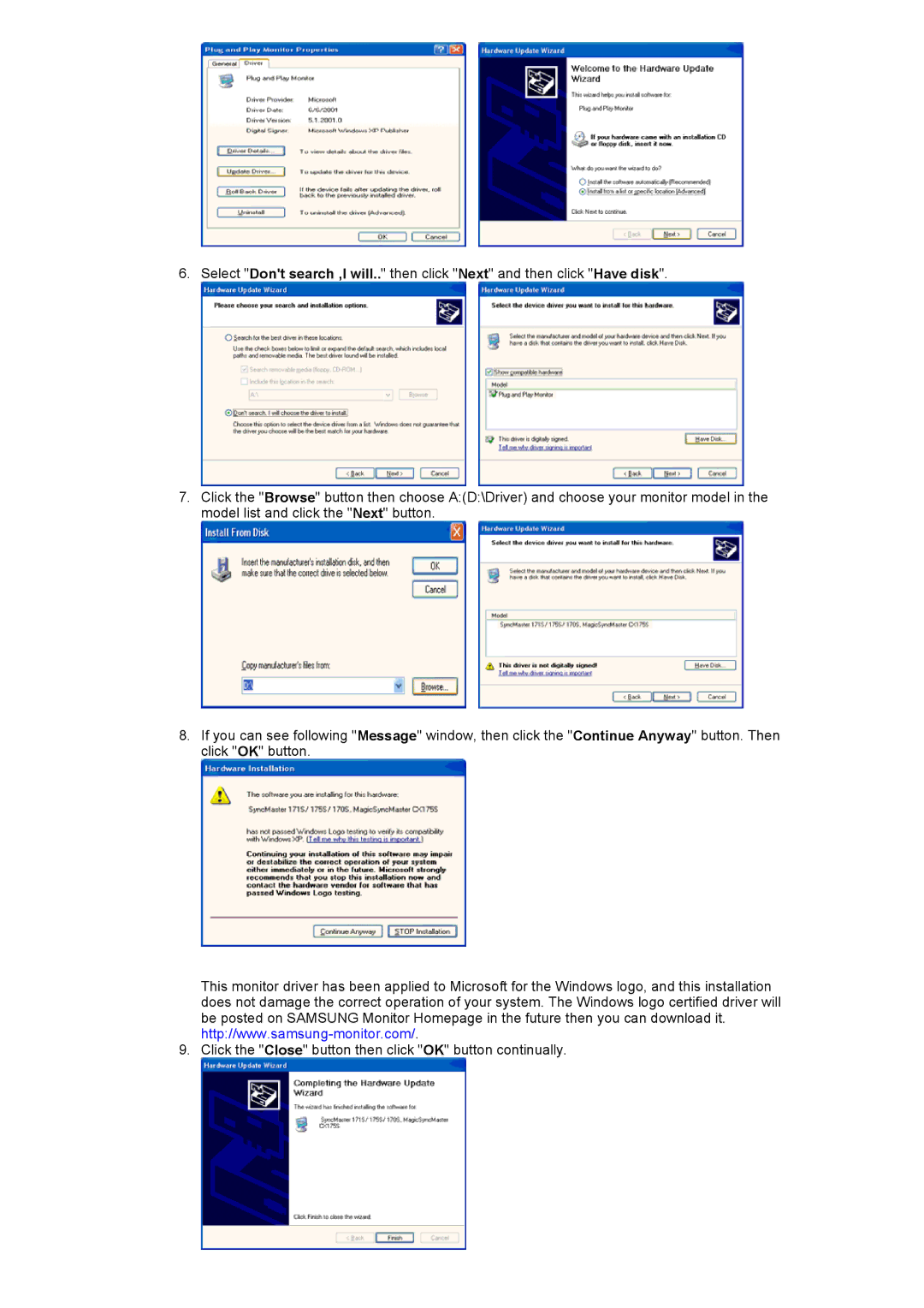 Samsung 700DF manual 