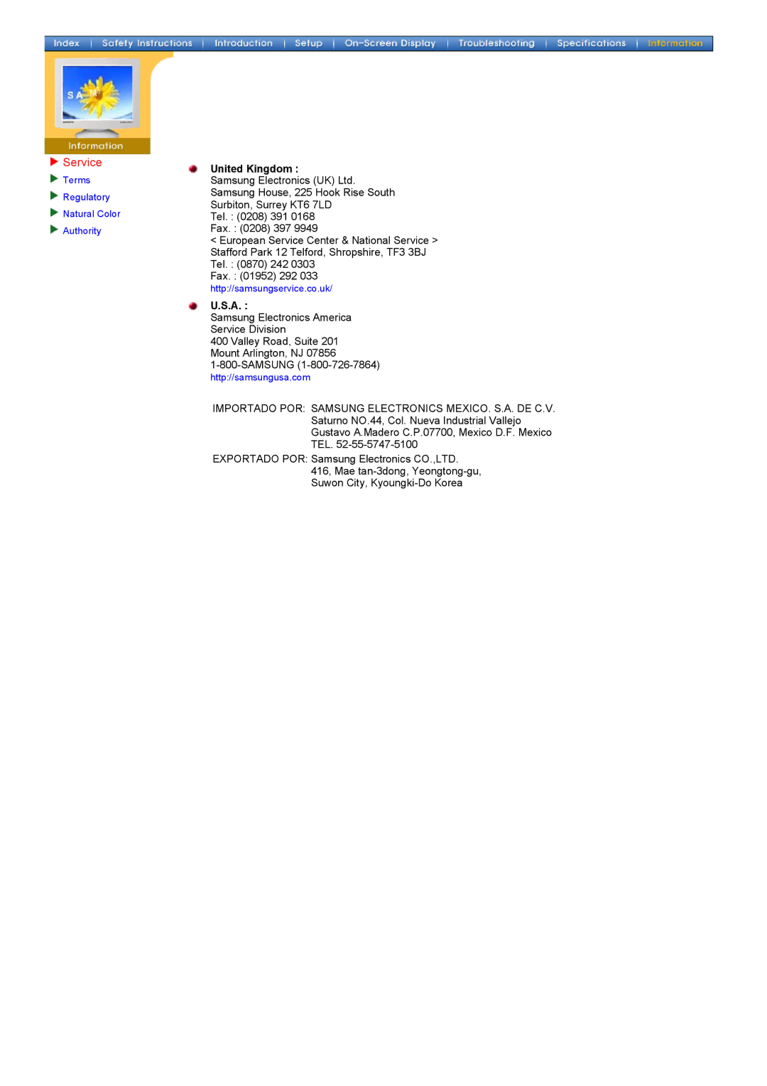 Samsung 700DF manual United Kingdom 