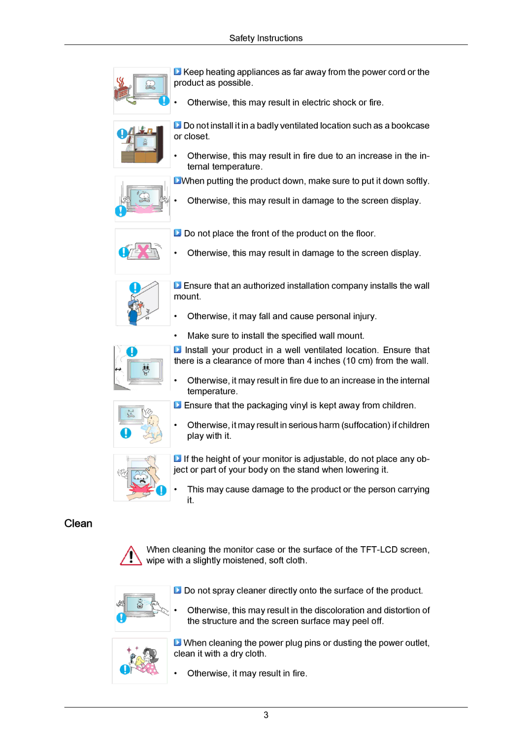 Samsung 700DX-2, 700DXN-2 user manual Clean 