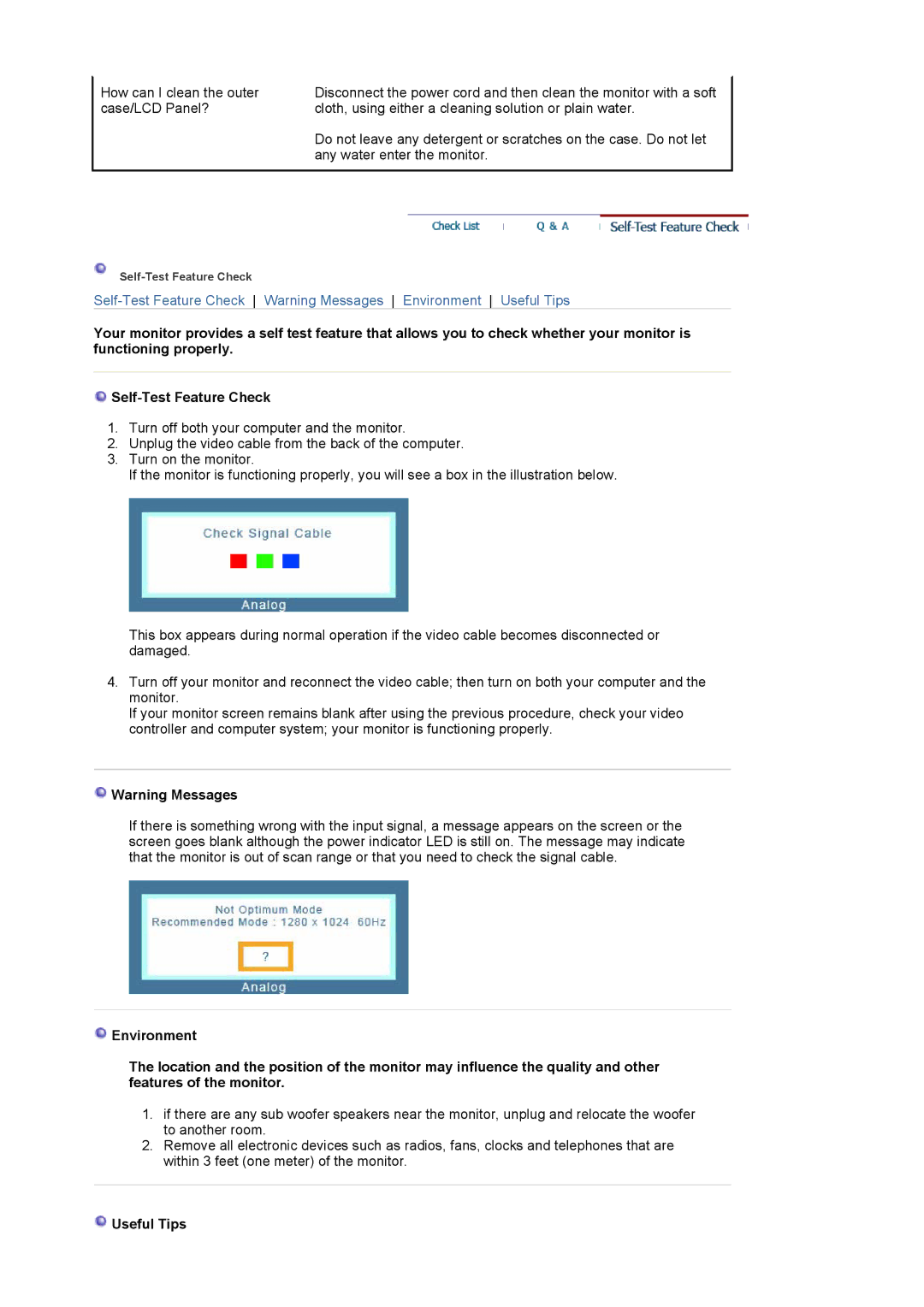 Samsung 710NT manual Useful Tips 