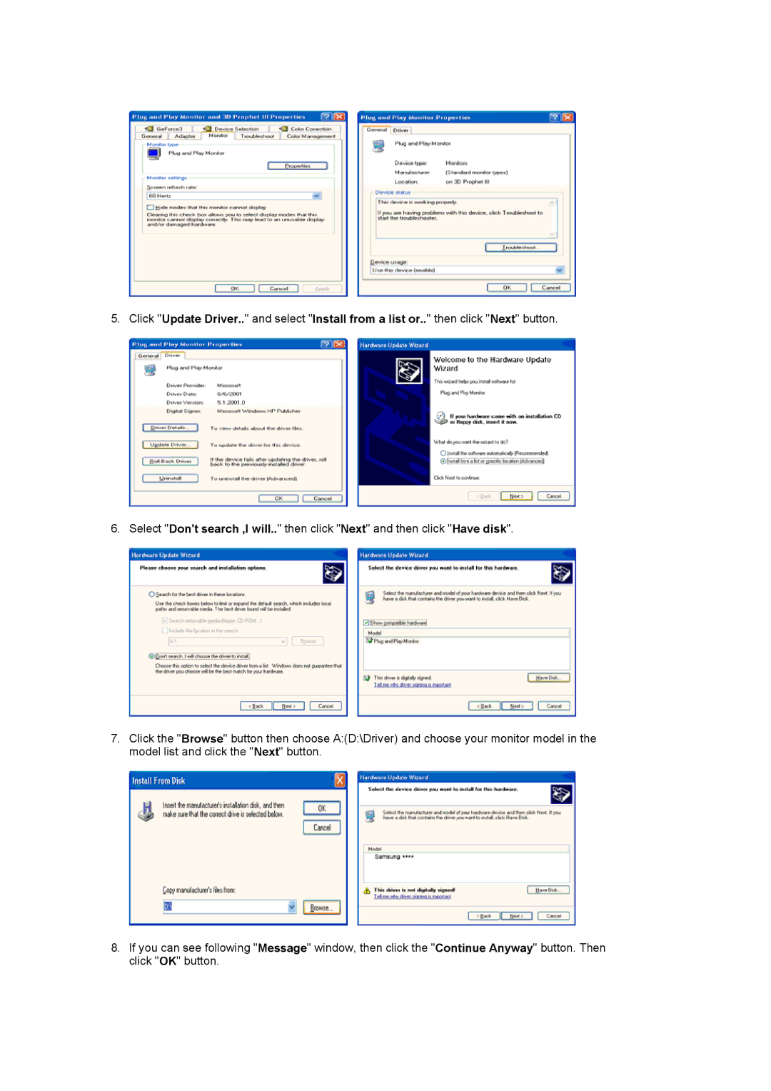 Samsung 714BM manual 