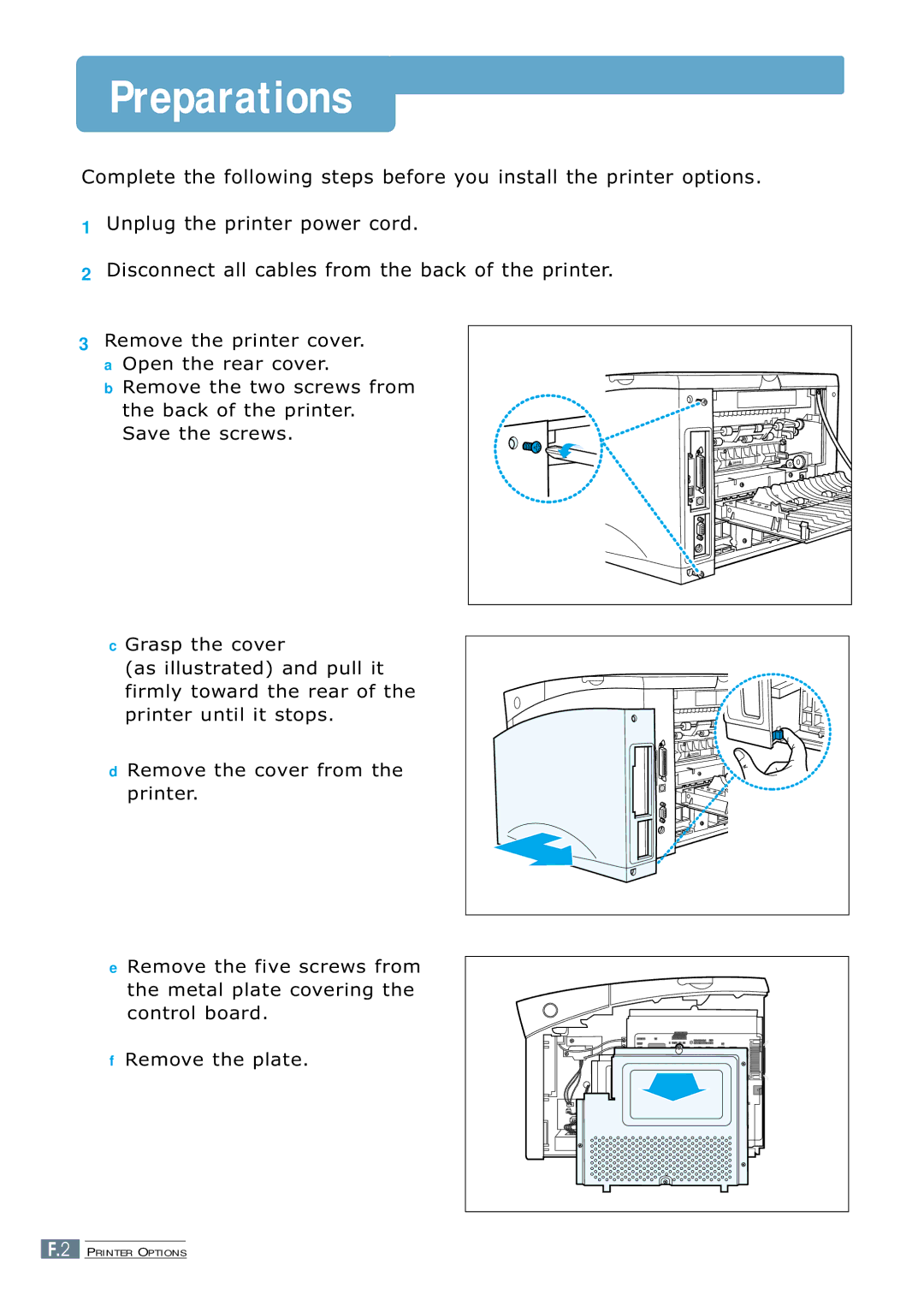 Samsung 7300N manual Preparations 