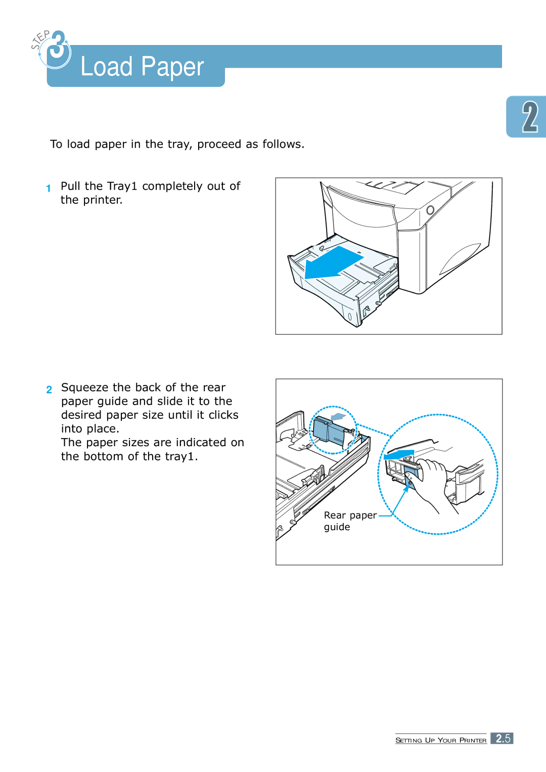 Samsung 7300N manual Load Paper 