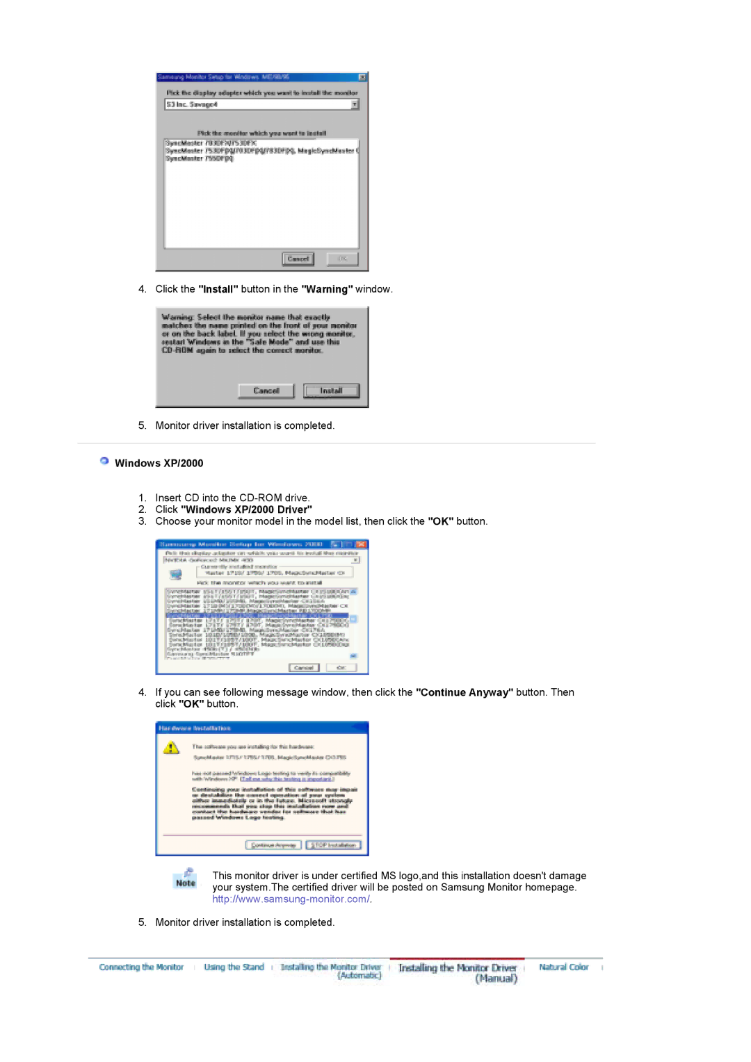 Samsung 730MP manual 