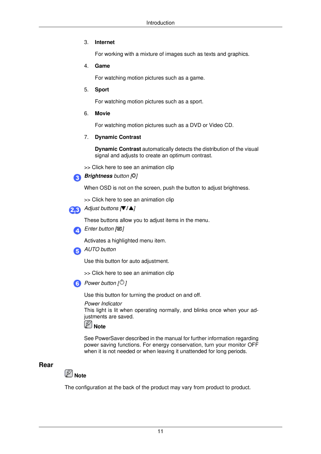 Samsung 732NW PLUS user manual Rear 