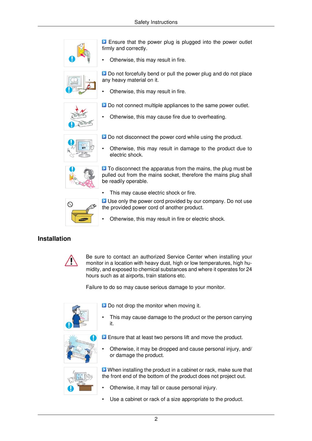 Samsung 732NW PLUS user manual Installation 