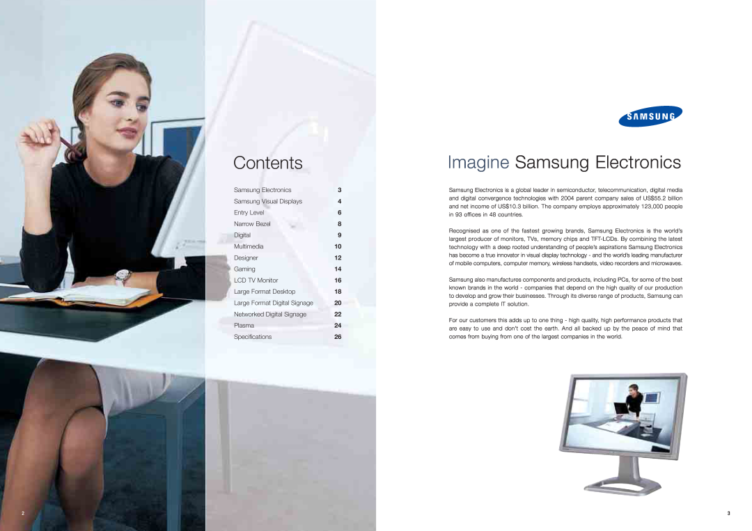 Samsung 7418 manual Contents, Imagine Samsung Electronics 