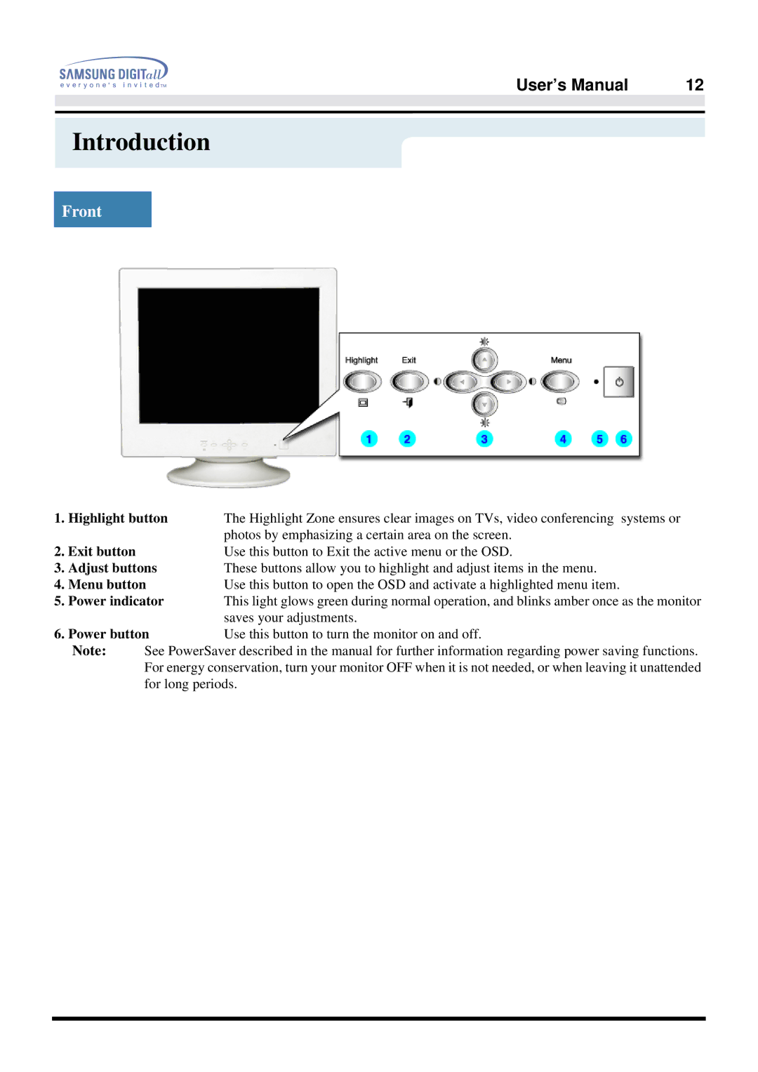 Samsung 757DFX manual Introduction 