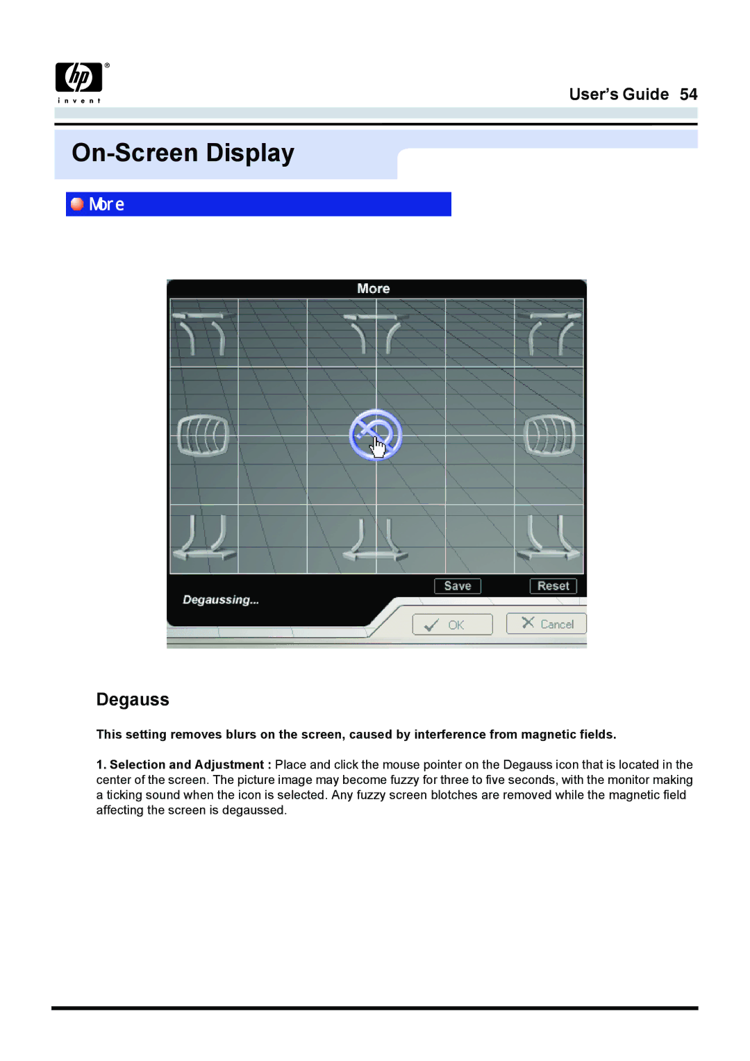 Samsung 757MB manual Degauss 