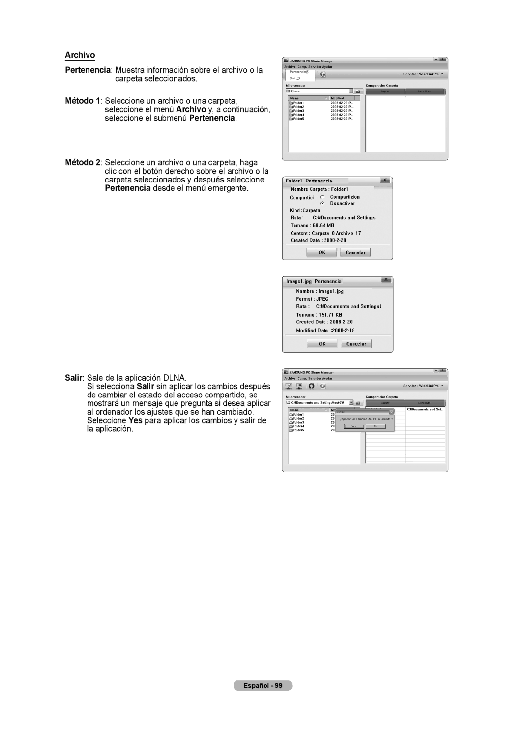 Samsung 760 Series user manual Archivo 