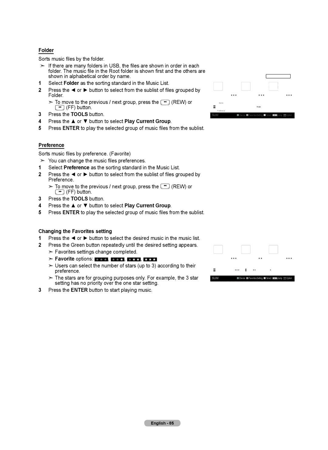 Samsung 760 Series user manual Folder 