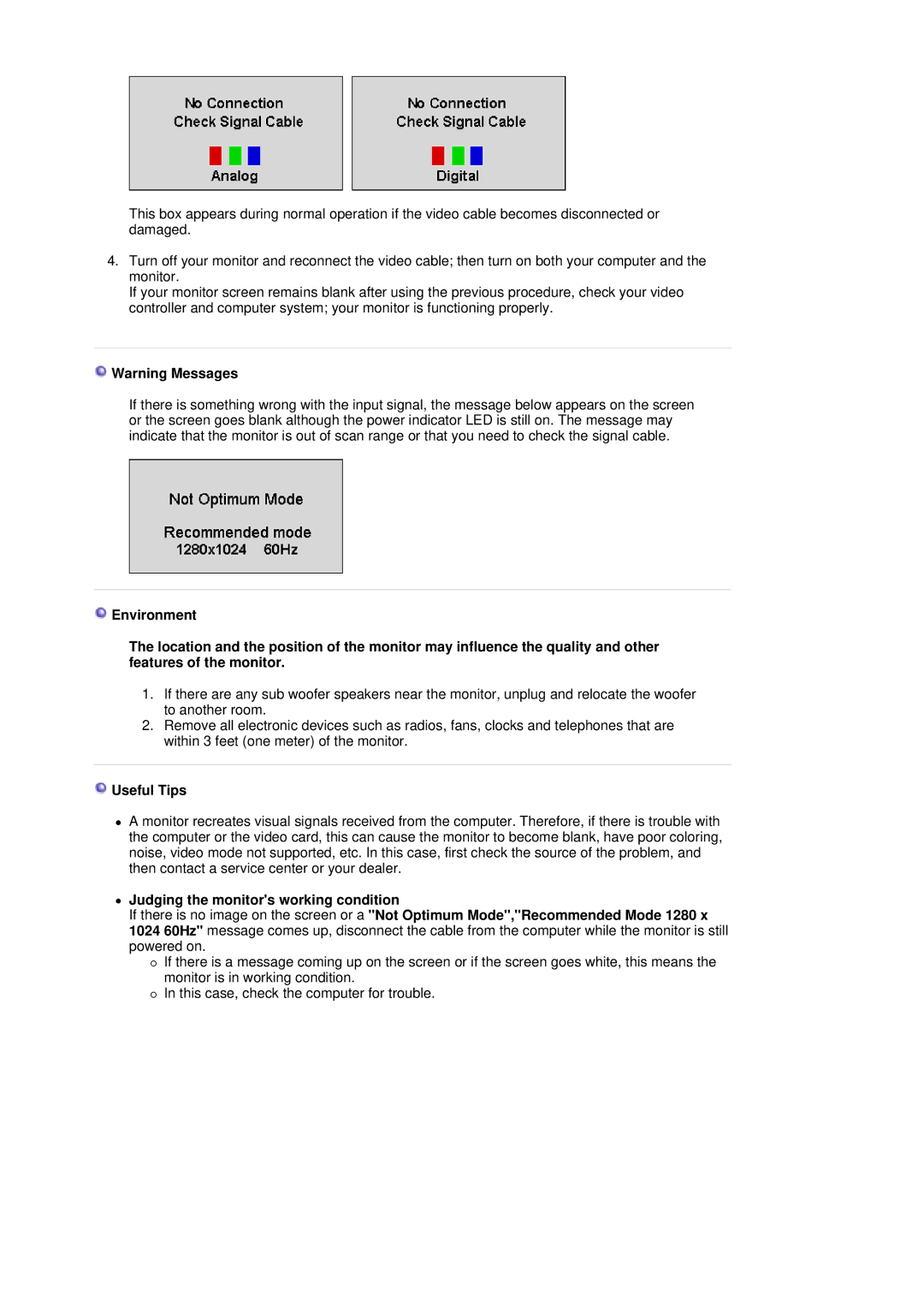 Samsung 760BF, 960BF manual Useful Tips 