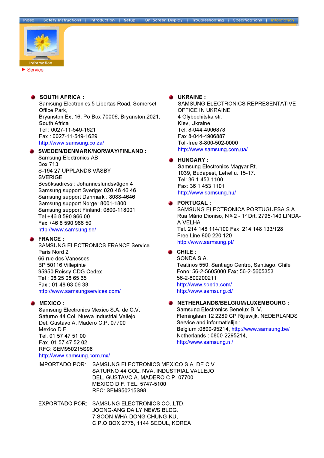 Samsung 760TFT manual Ukraine 