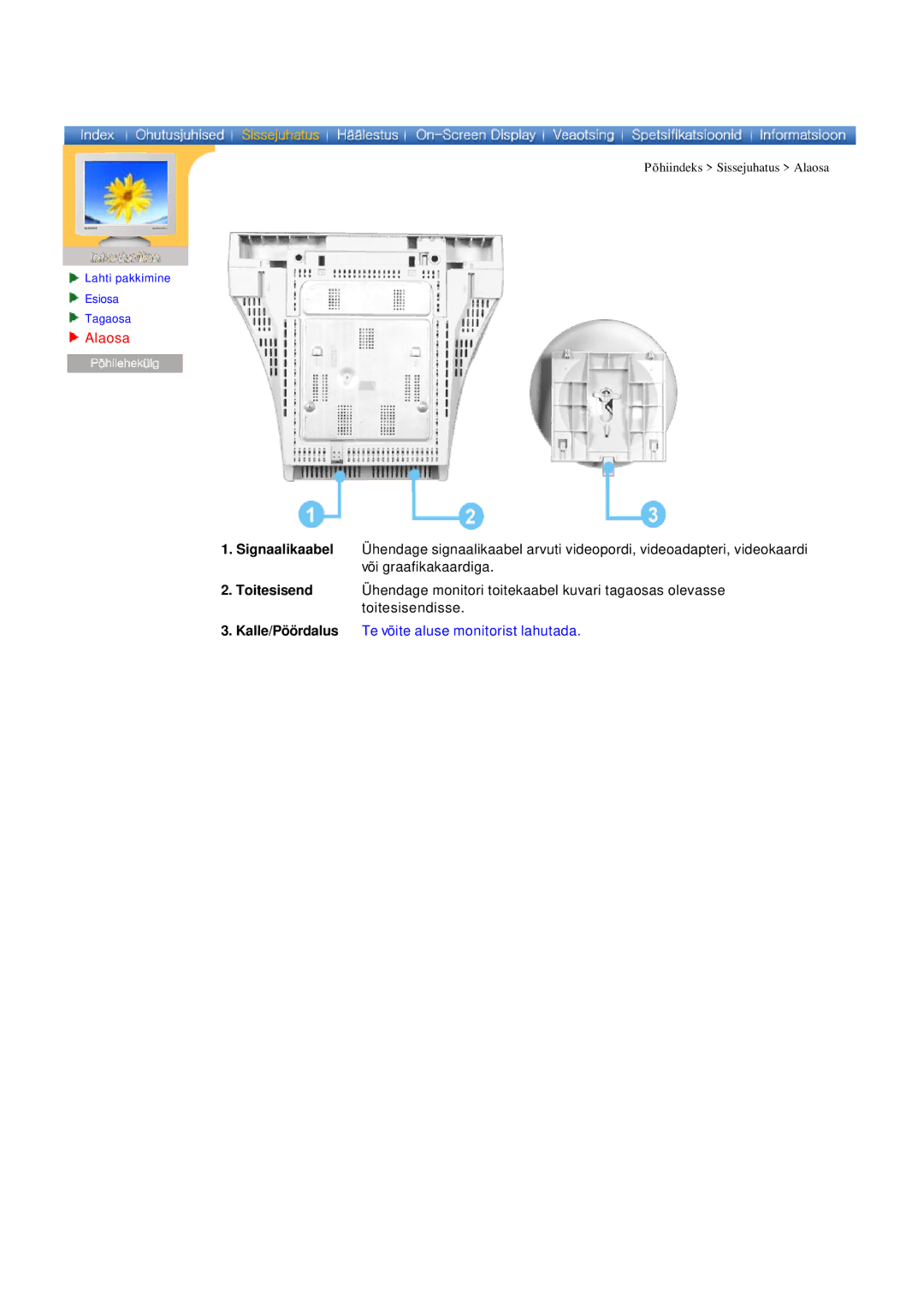 Samsung 765MB manual Alaosa 