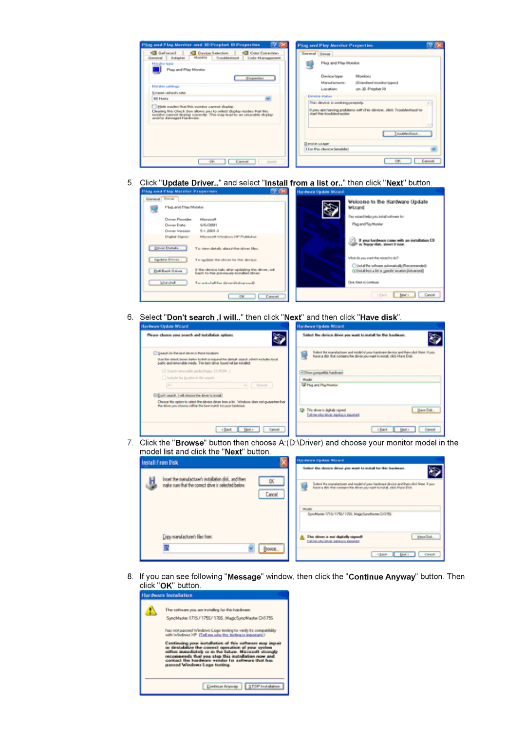 Samsung 790DF manual 