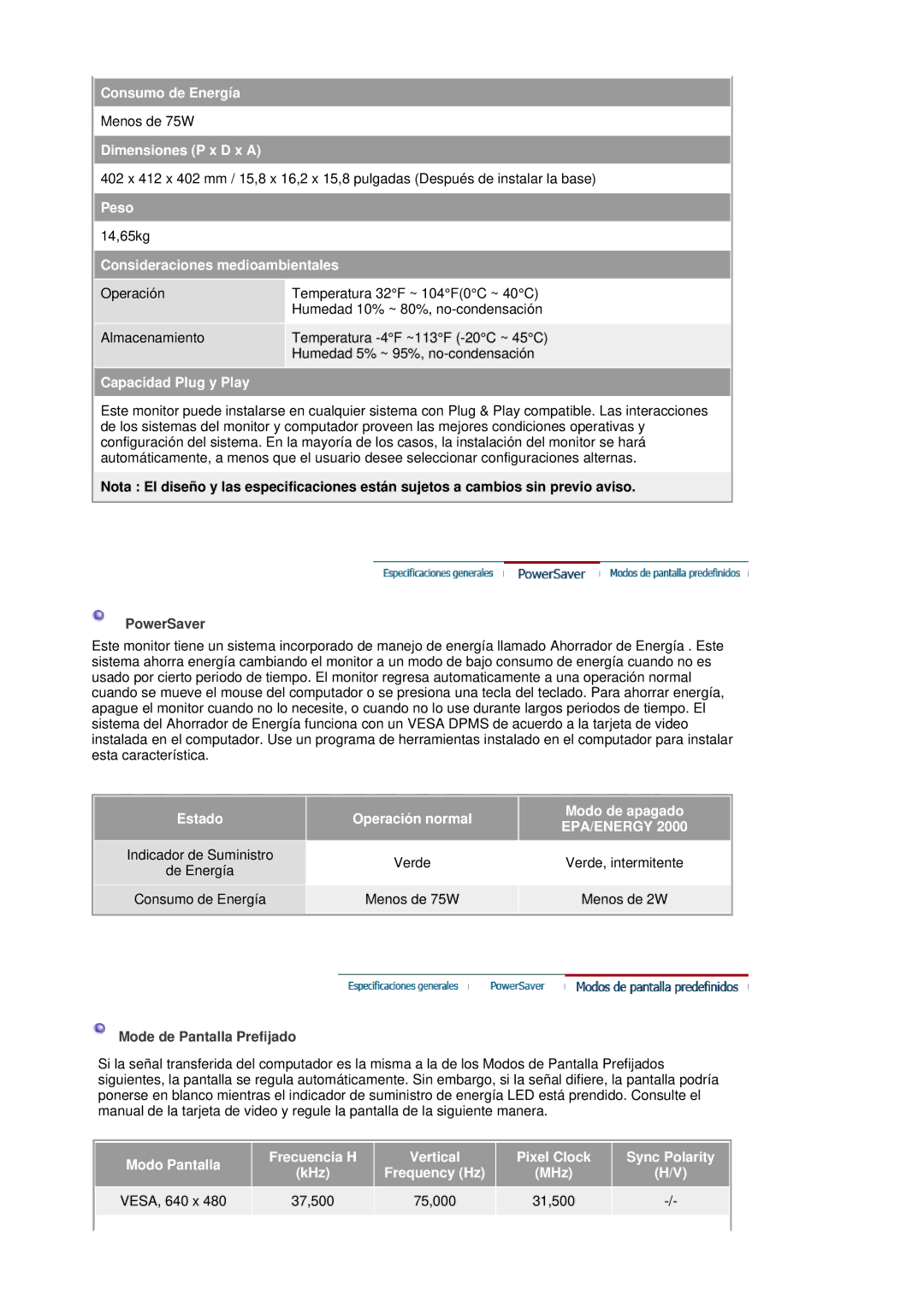 Samsung 795MB+ manual Epa/Energy 