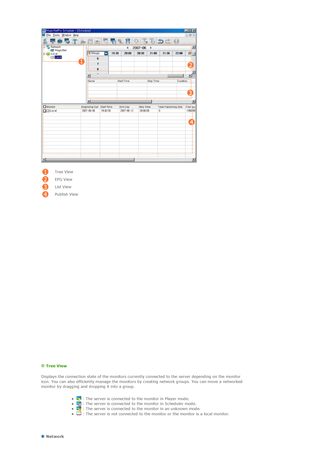 Samsung 820DXN, 700DXn specifications Tree View, Network 