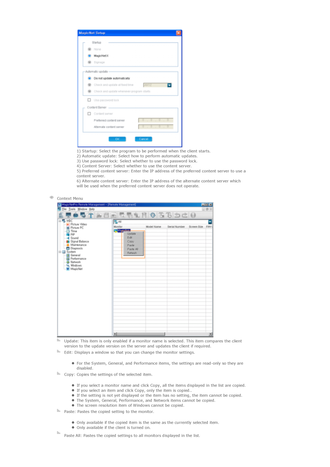 Samsung 700DXn, 820DXN specifications 