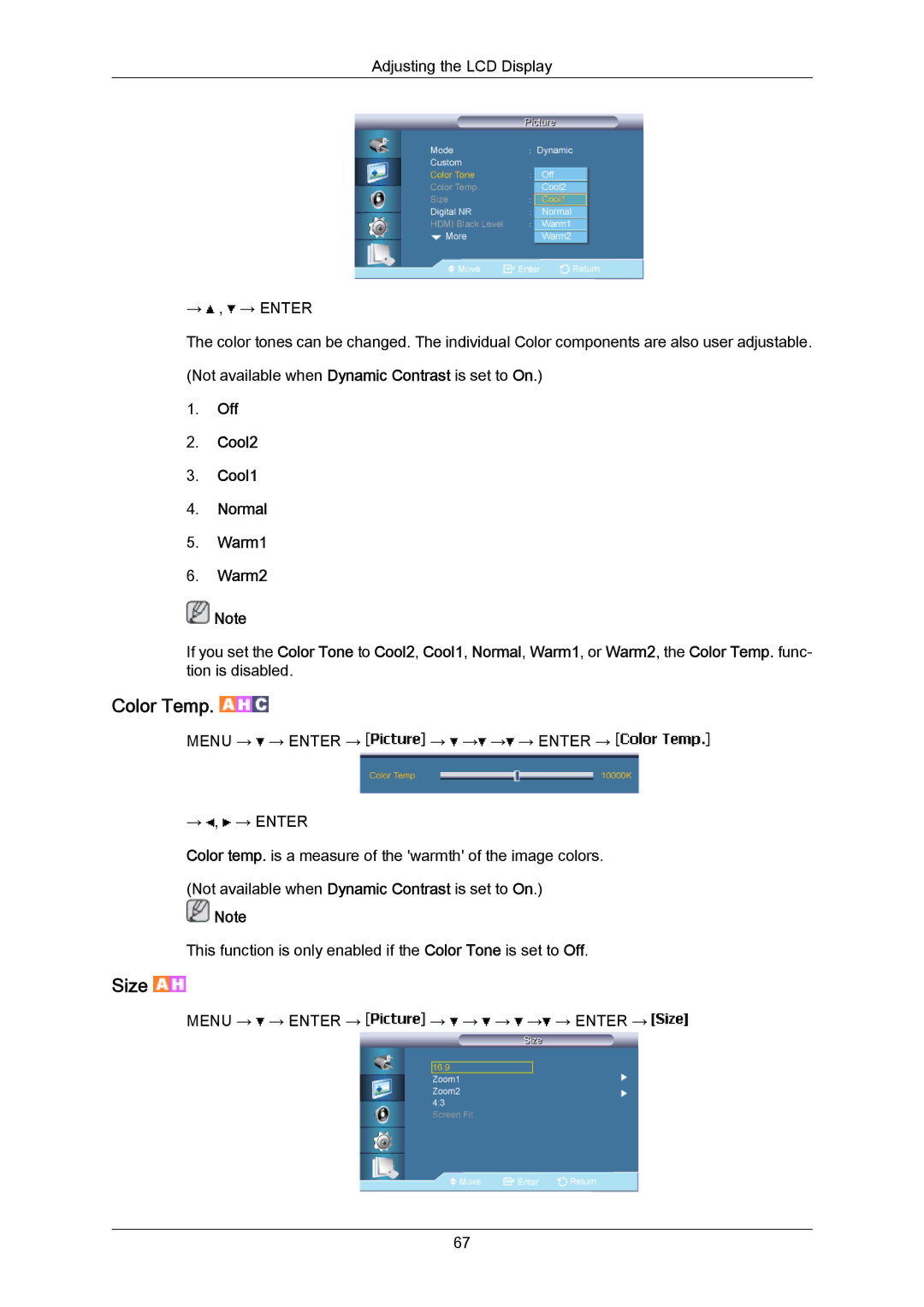 Samsung 820TSN-2, 700TSN-2 user manual Menu → → Enter → → → → → → Enter → 