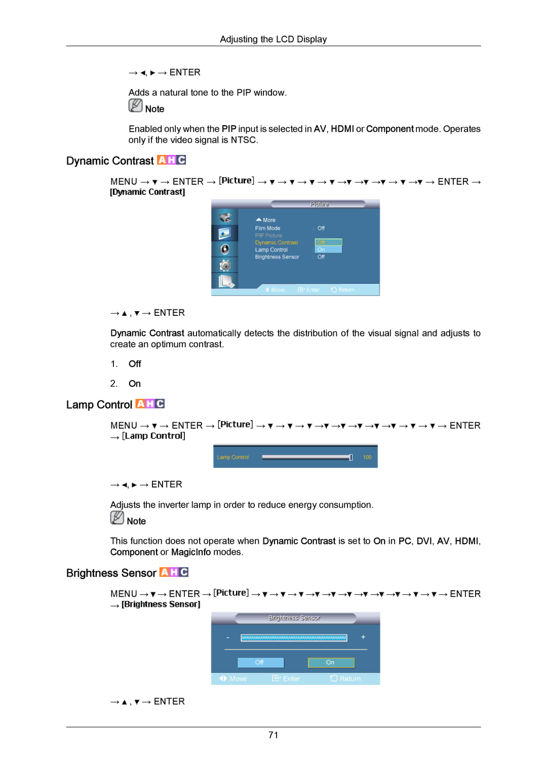 Samsung 820TSN-2, 700TSN-2 user manual Menu → → Enter → → → → → → → → → → → → → Enter → , → Enter 