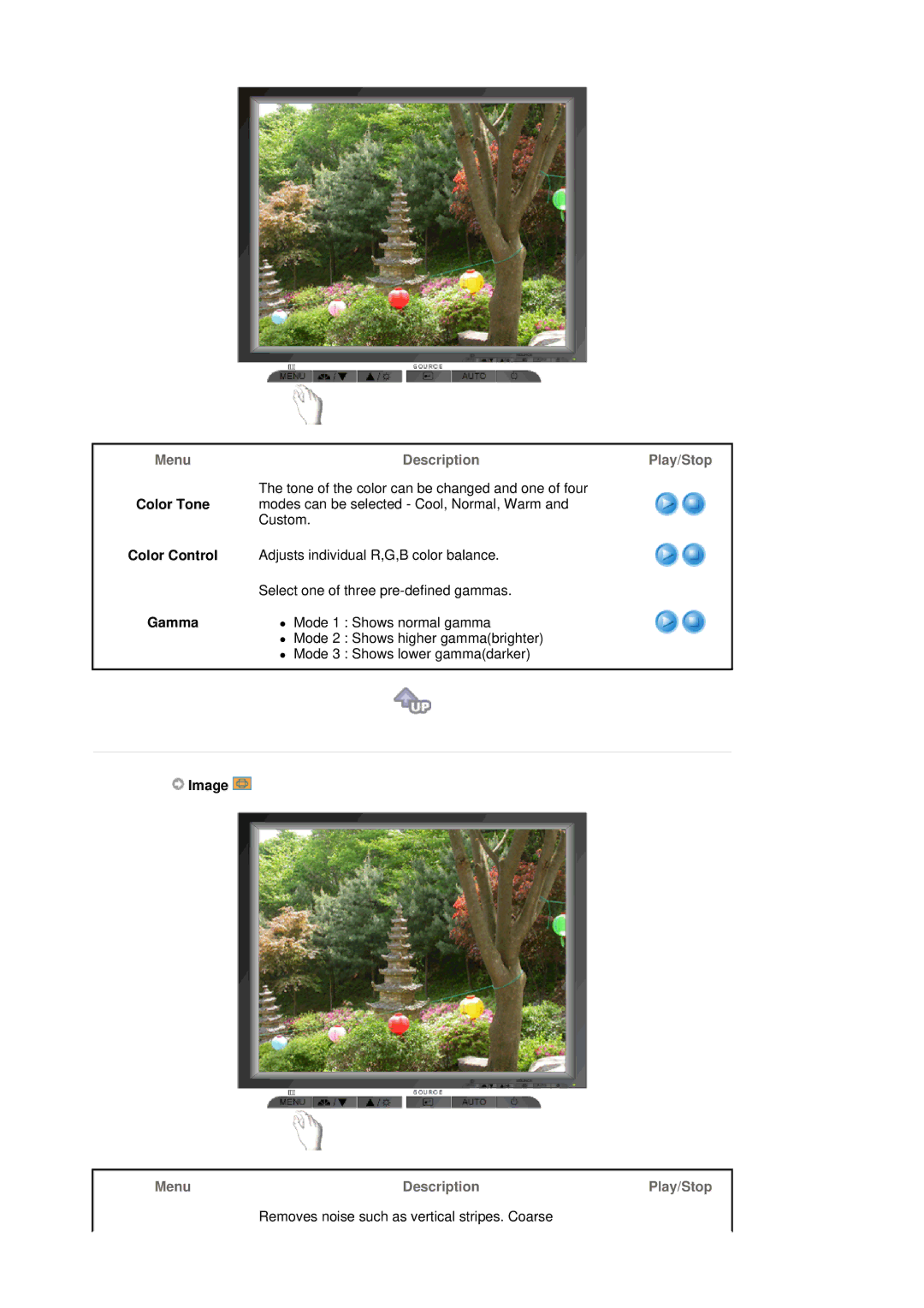 Samsung 901B manual Color Tone, Color Control 